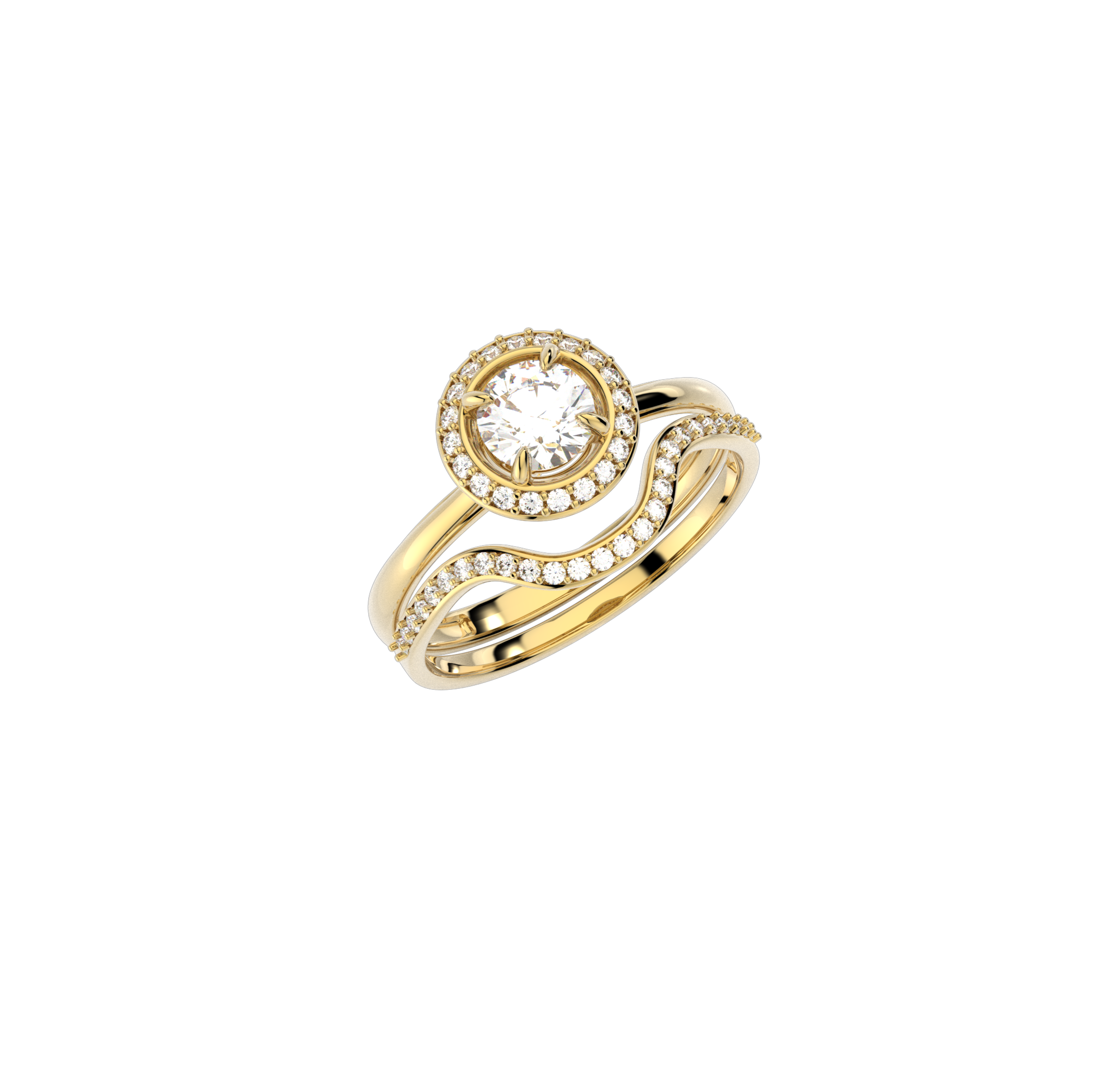 Anillo Alianza Alana Oro 10k o 14k Jenel