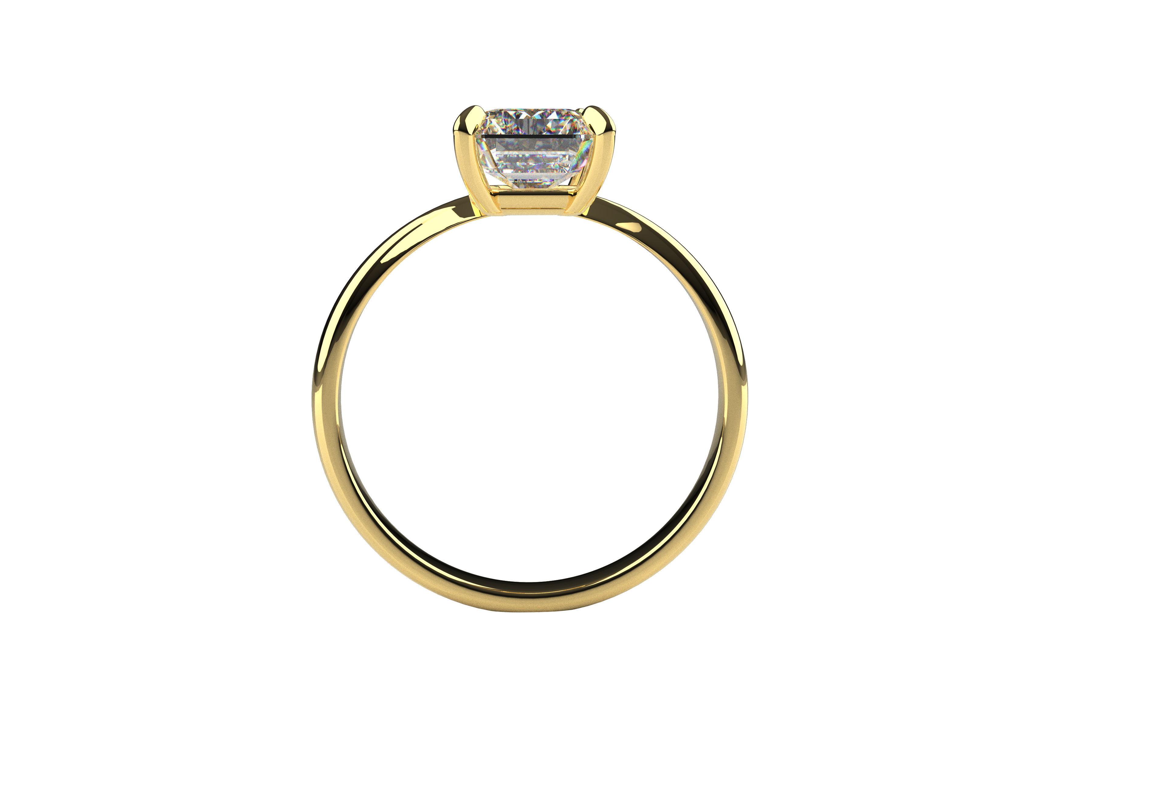  Anillo Compromiso Marquise Moissanita 2ct Oro 10k y 14k