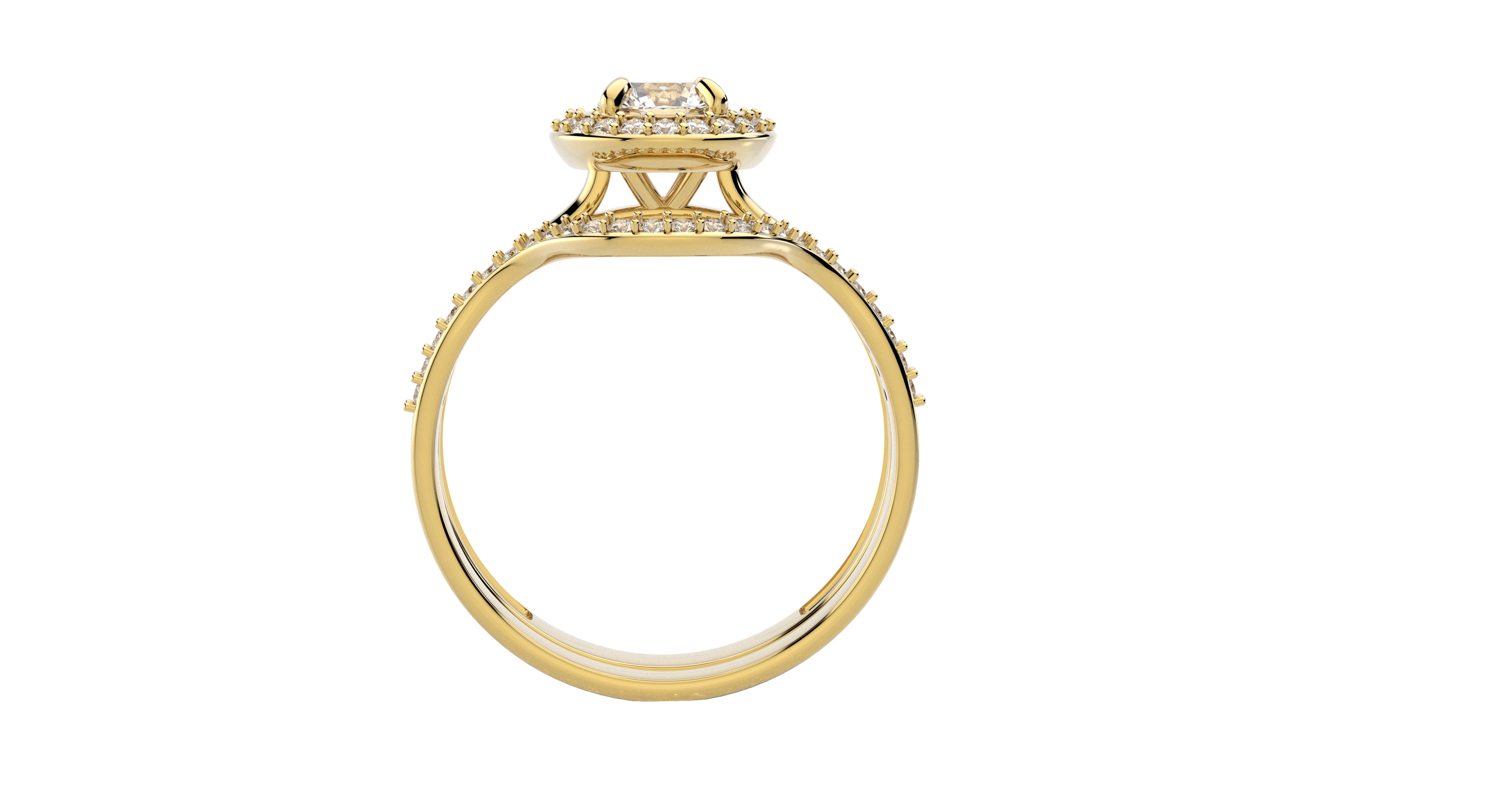 Anillo Alianza Alana Oro 10k o 14k Jenel