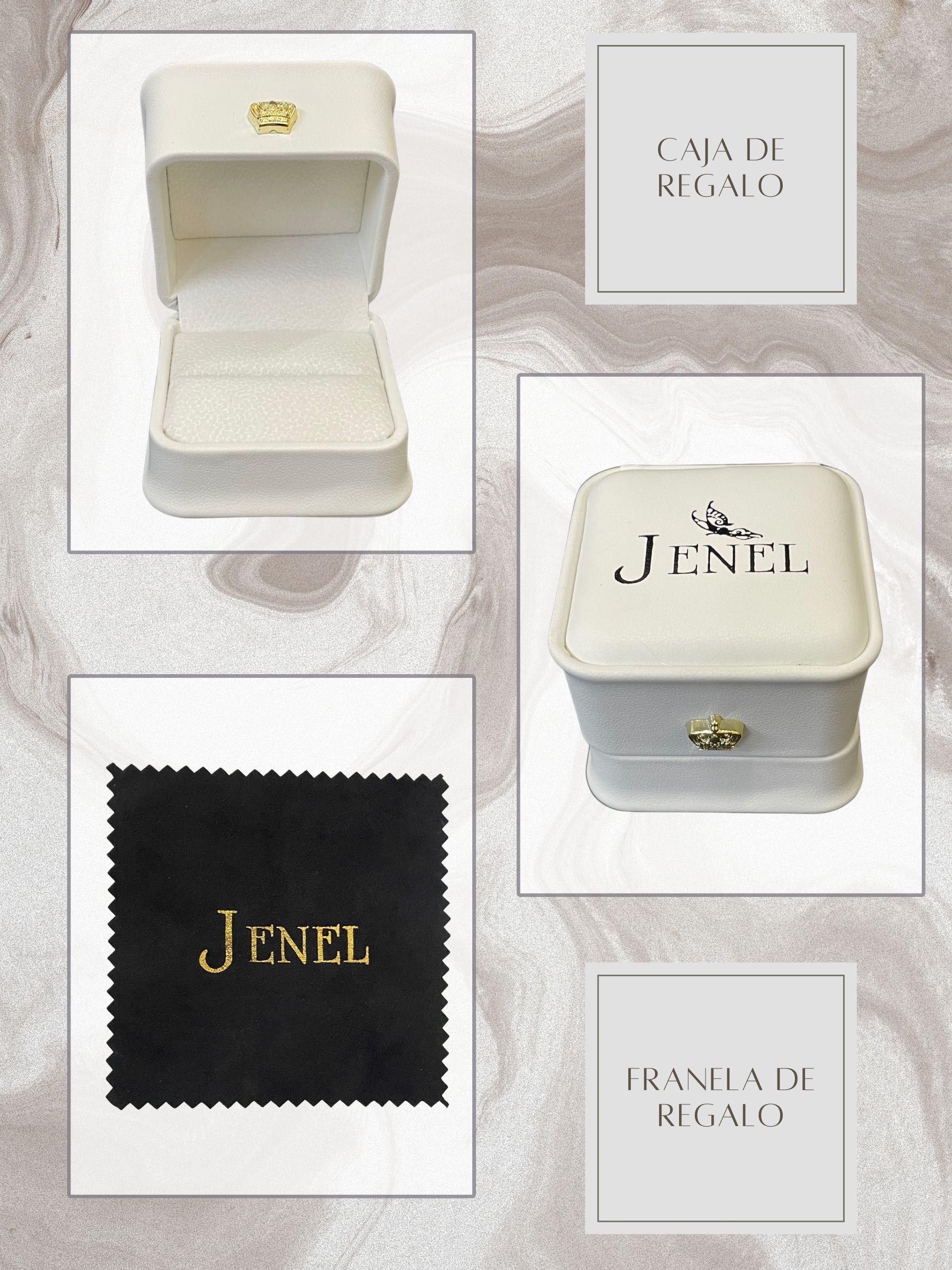 Anillo Moissanita 1ct Corte Esmeralda  Catedral Oro 10k Jenel