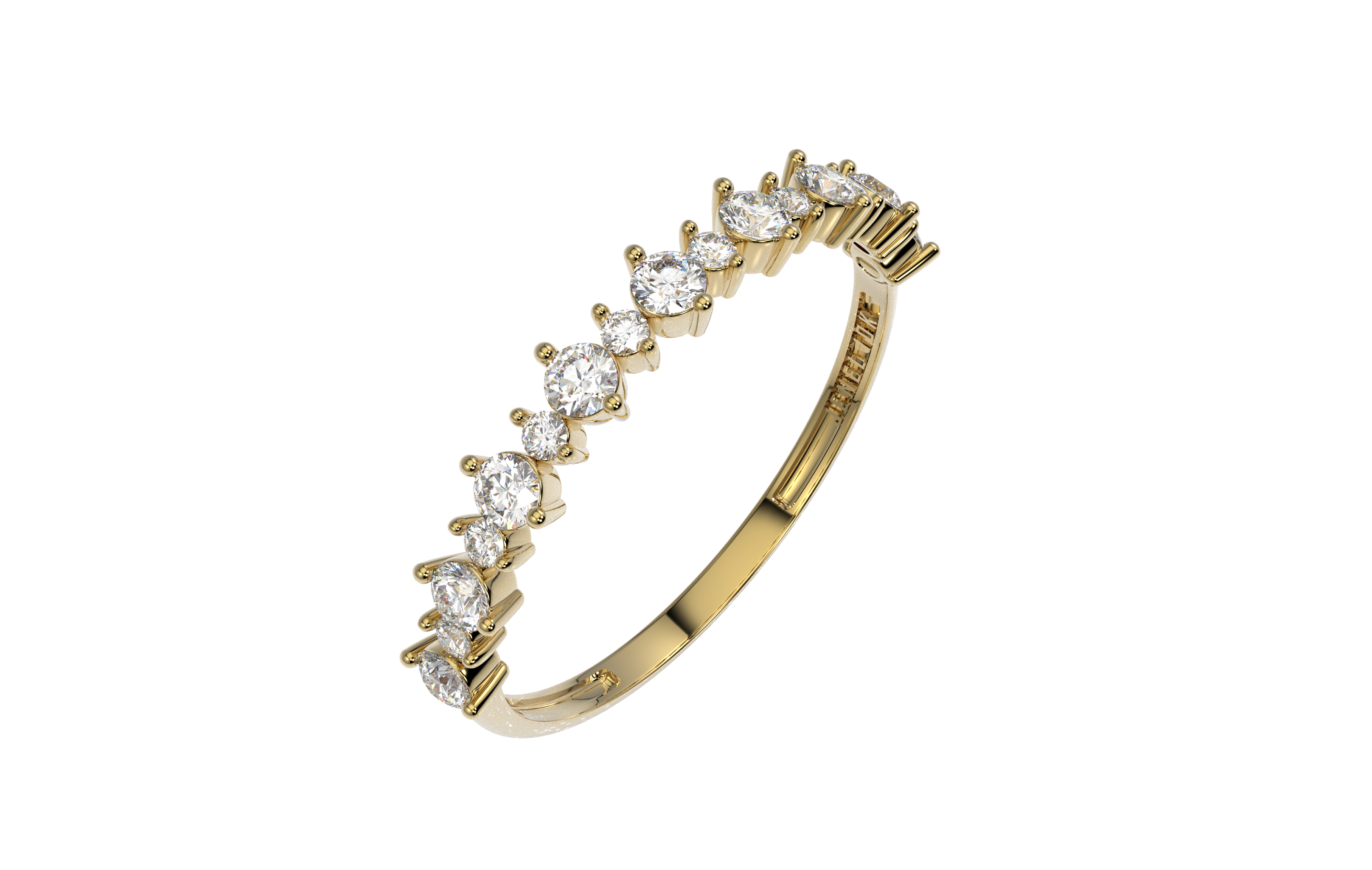 Anillo Delgado Churumbela Aria Oro 10k o 14k