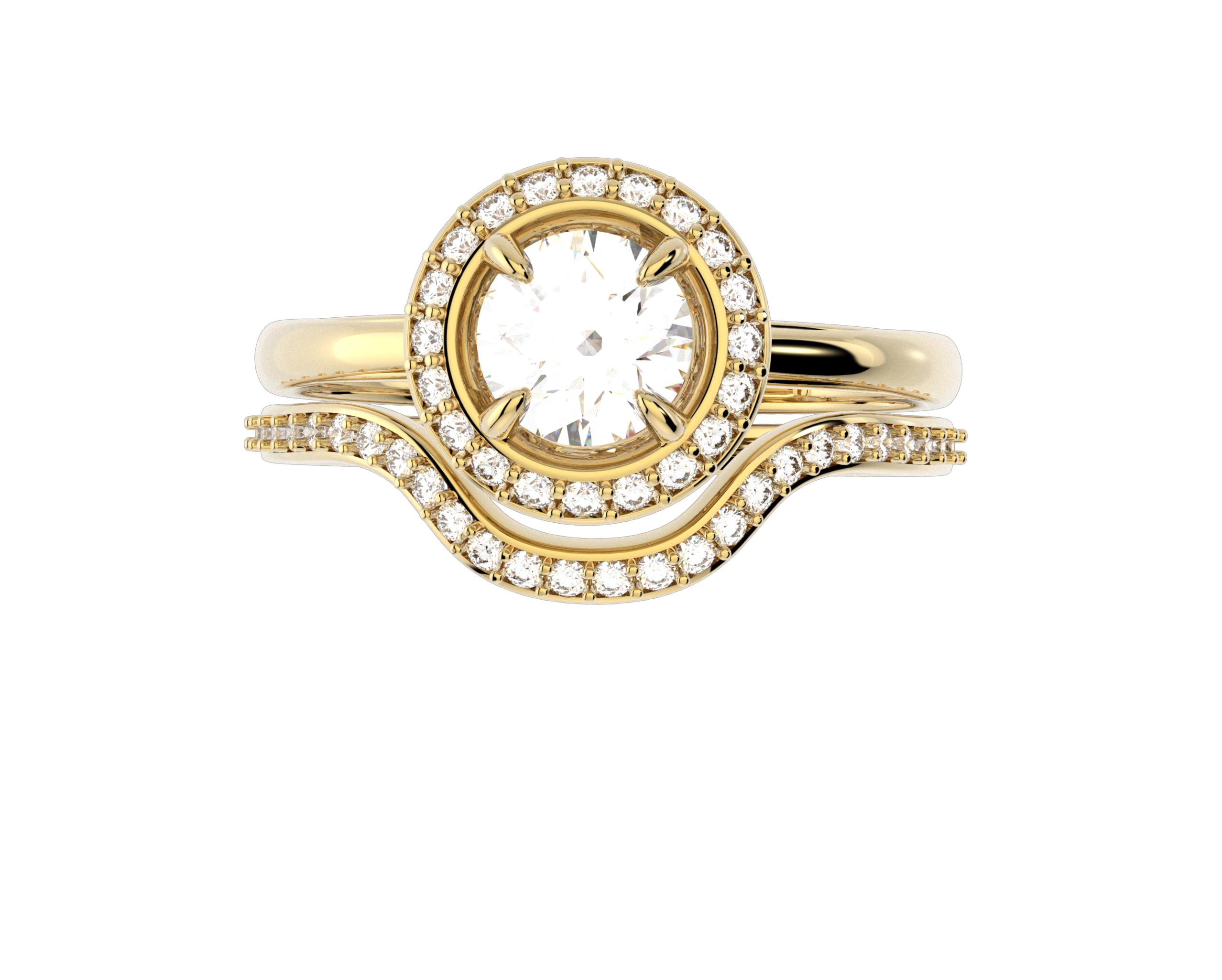 Anillo Alianza Alana Oro 10k o 14k Jenel