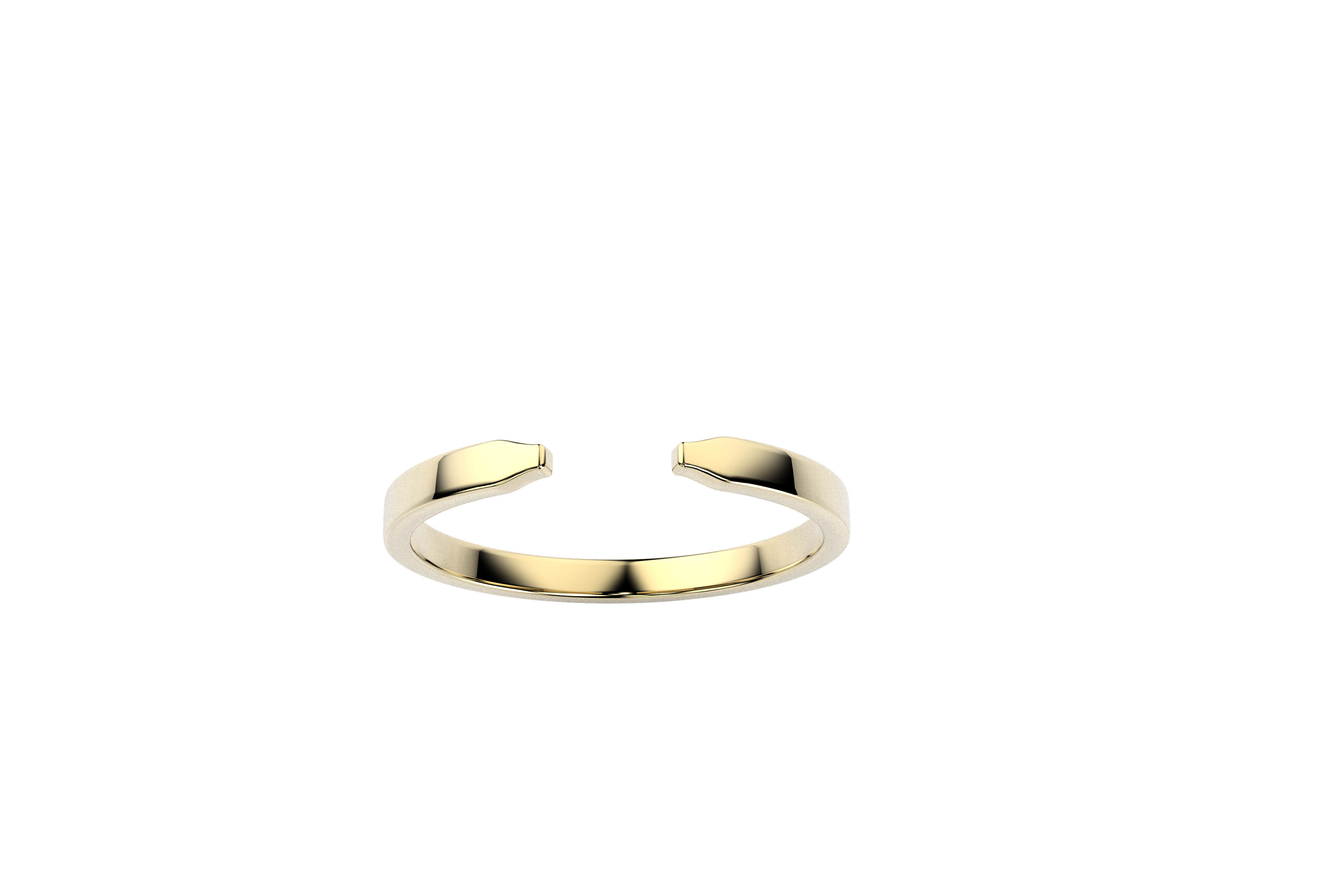 Argolla De Matrimonio Abierta Mas Grabado Oro 10k o 14k