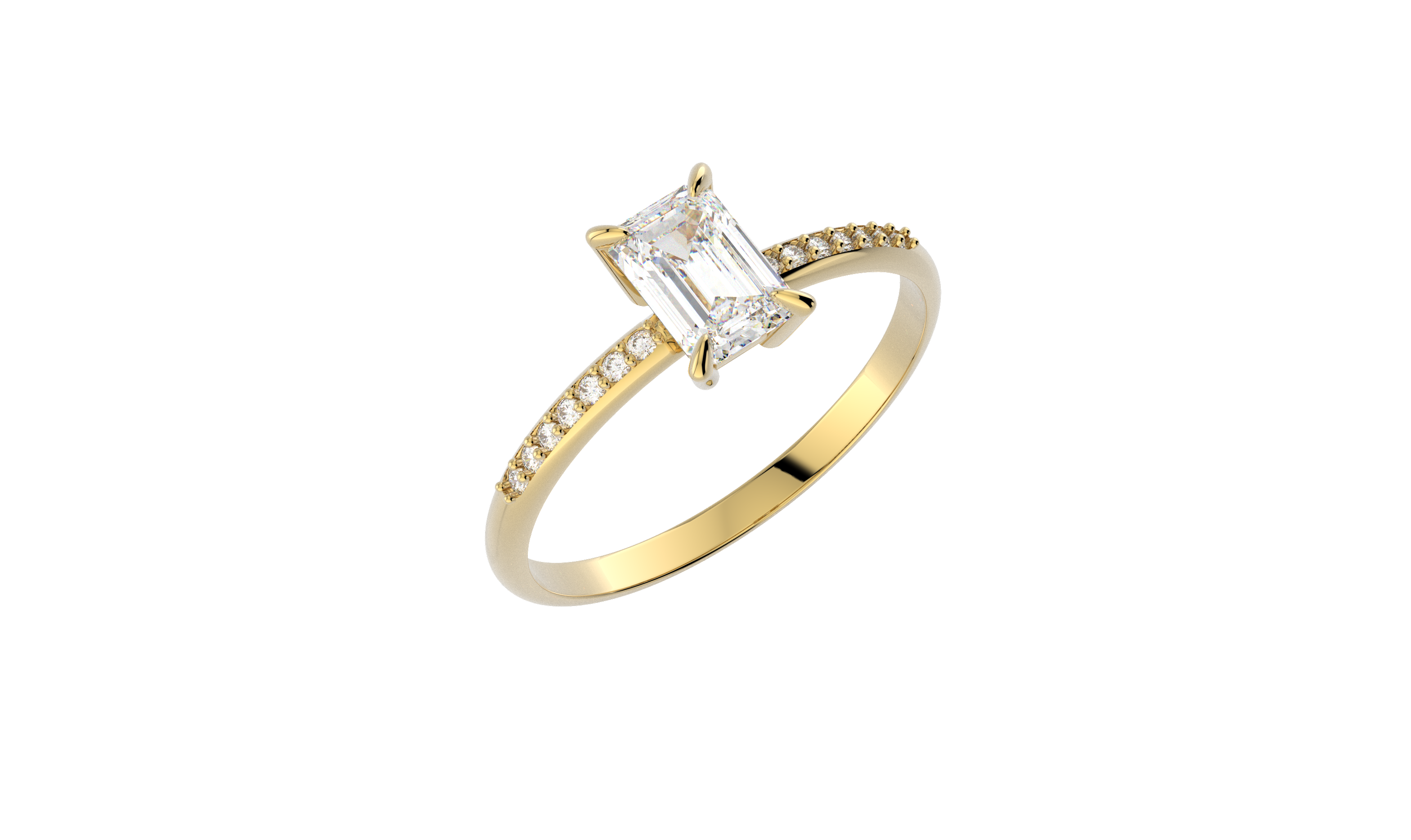 Anillo Promesa Regina Oro 10k o 14k