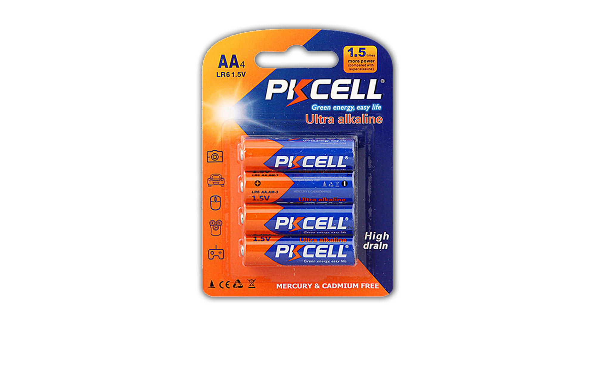 PKCELL AA Batteries