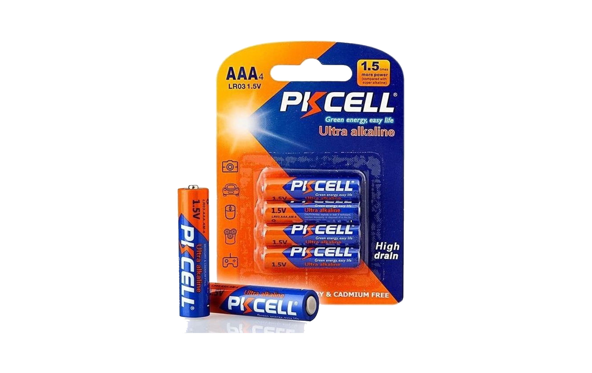 PKCELL AAA Batteries