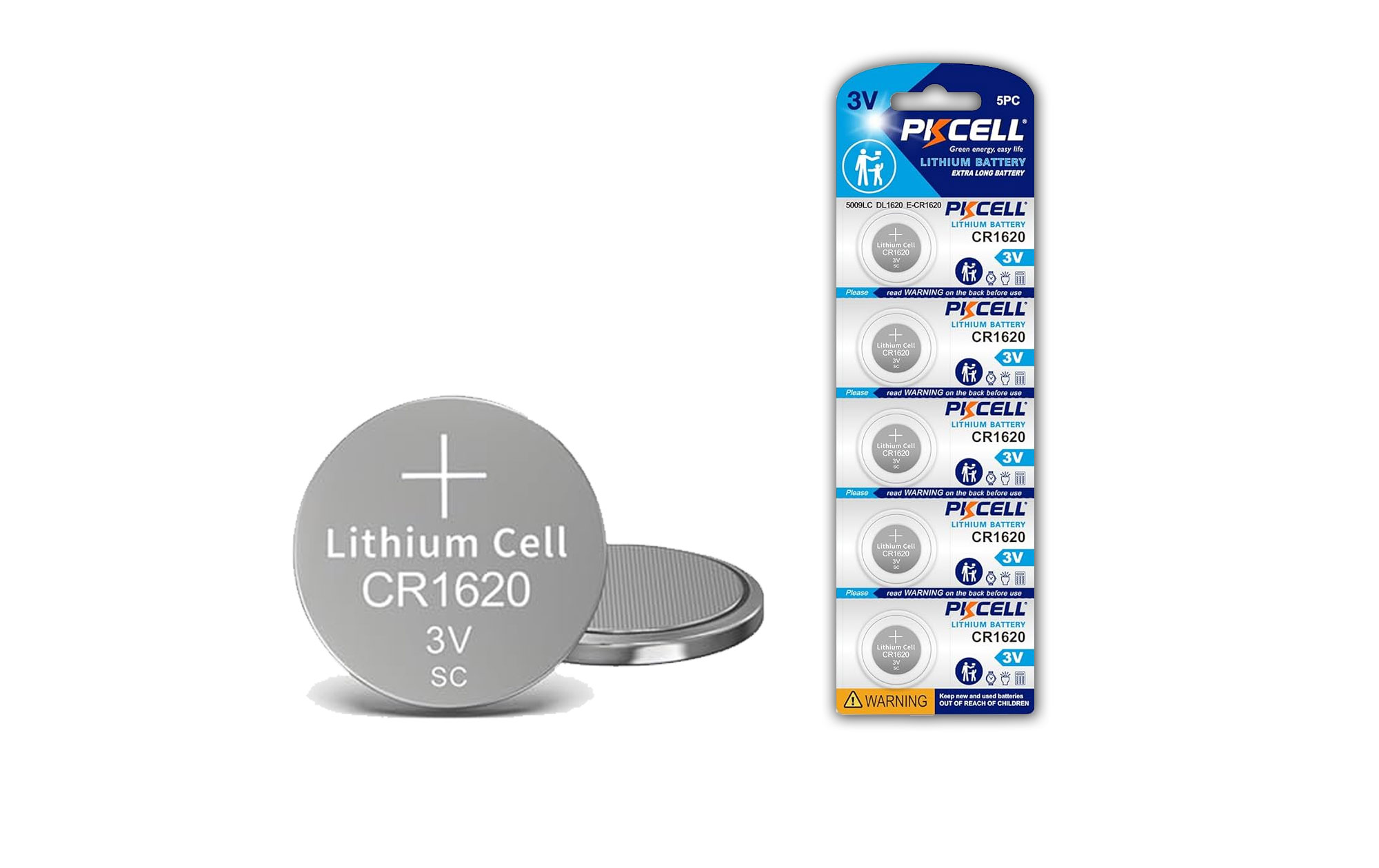 Lithium Cell CR1620 3V Batteries