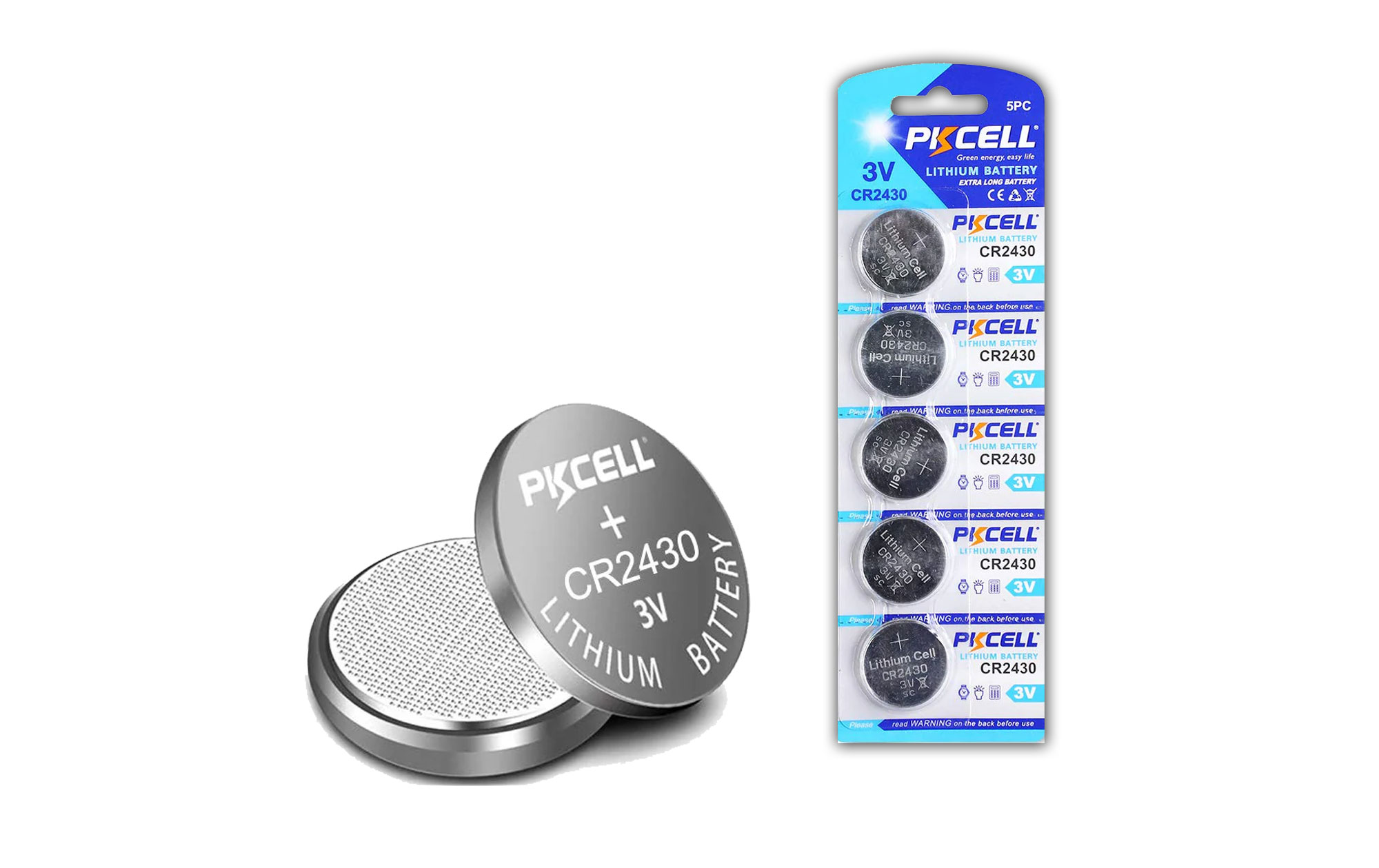 PKCELL CR2430 Lithium Battery