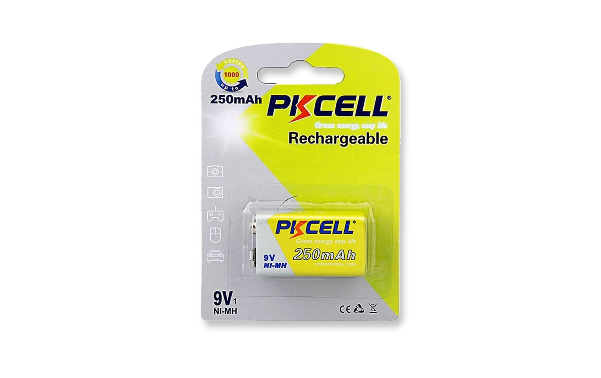 PKCELL Rechargeable Battery