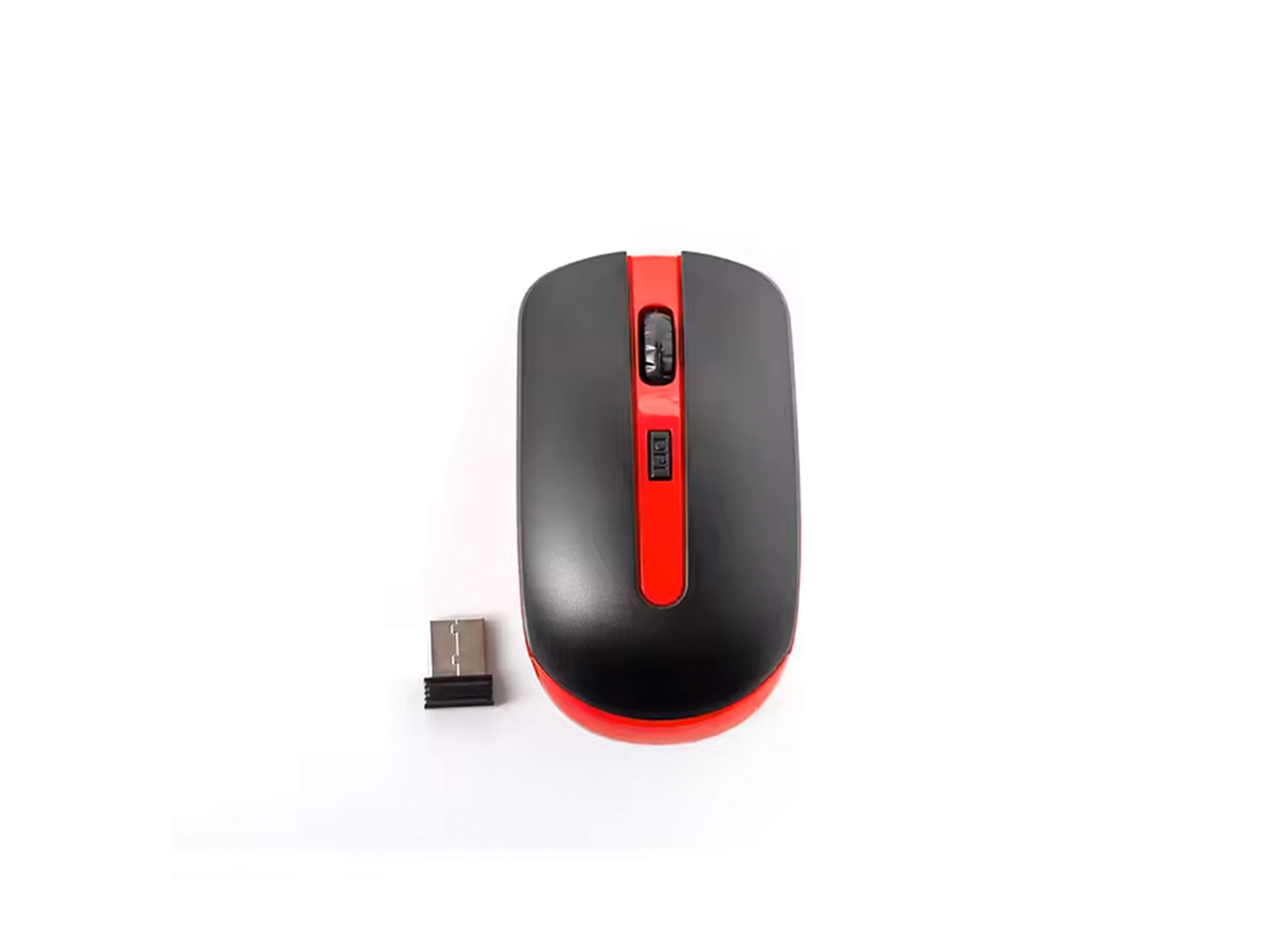Wireless Red and Black Mouse