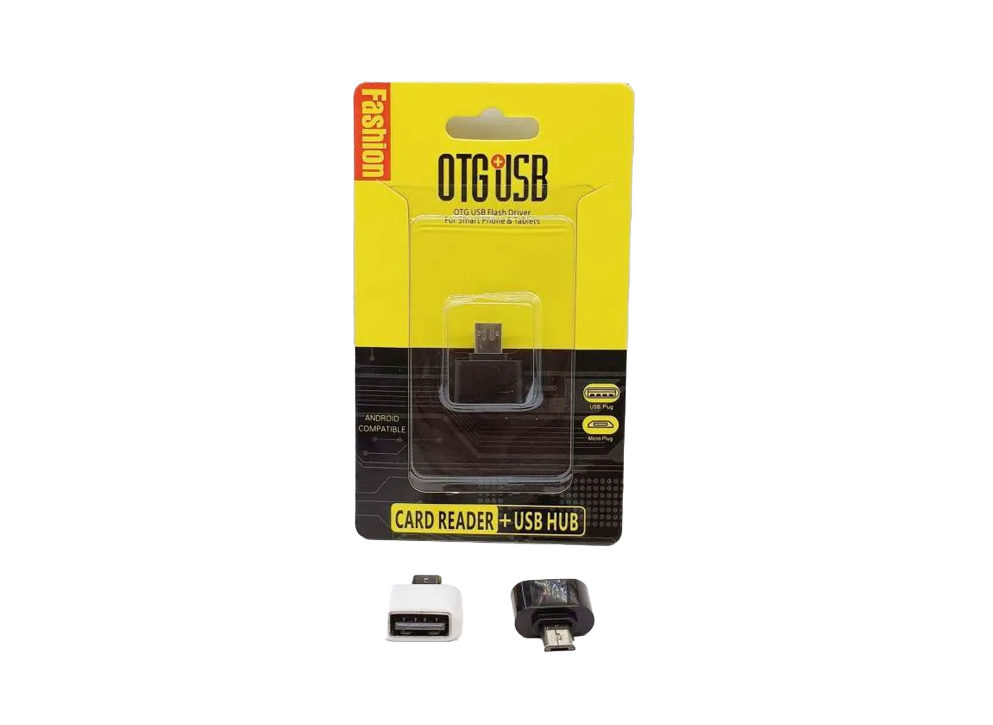 OTG USB Card Reader + USB Hub