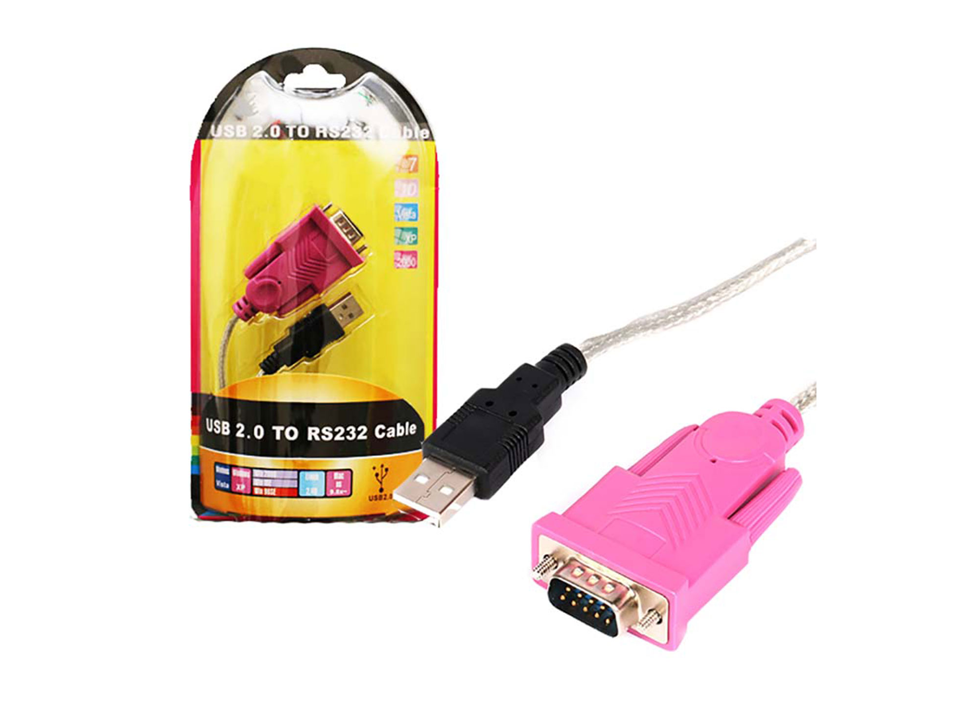 USB 2.0 to RS232 Cable
