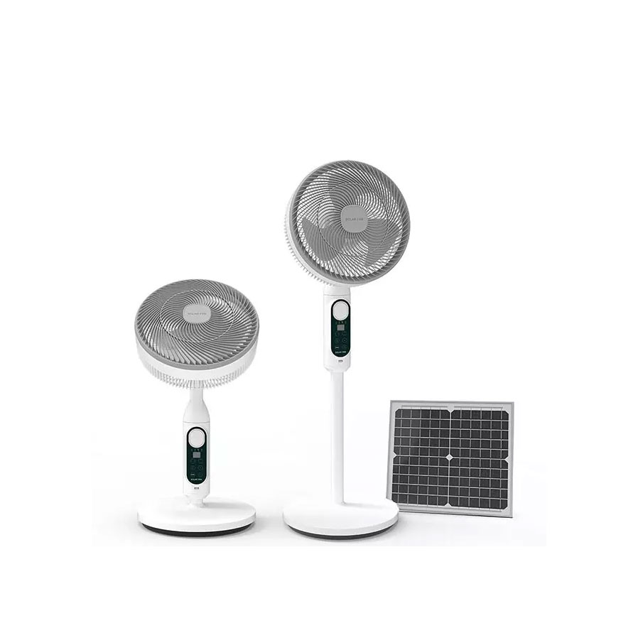 Solar-Powered Adjustable Fan