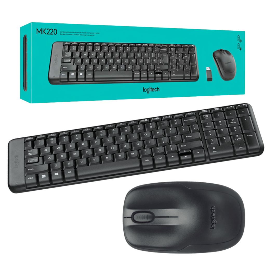 Logitech MK220 Wireless Keyboard and Mouse Combo