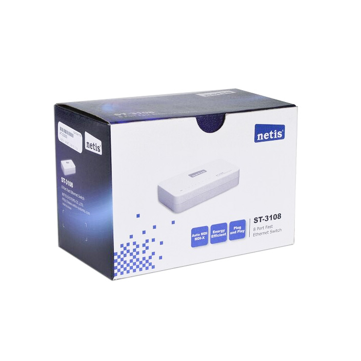 Netis ST-3108 8 Port Fast Ethernet Switch