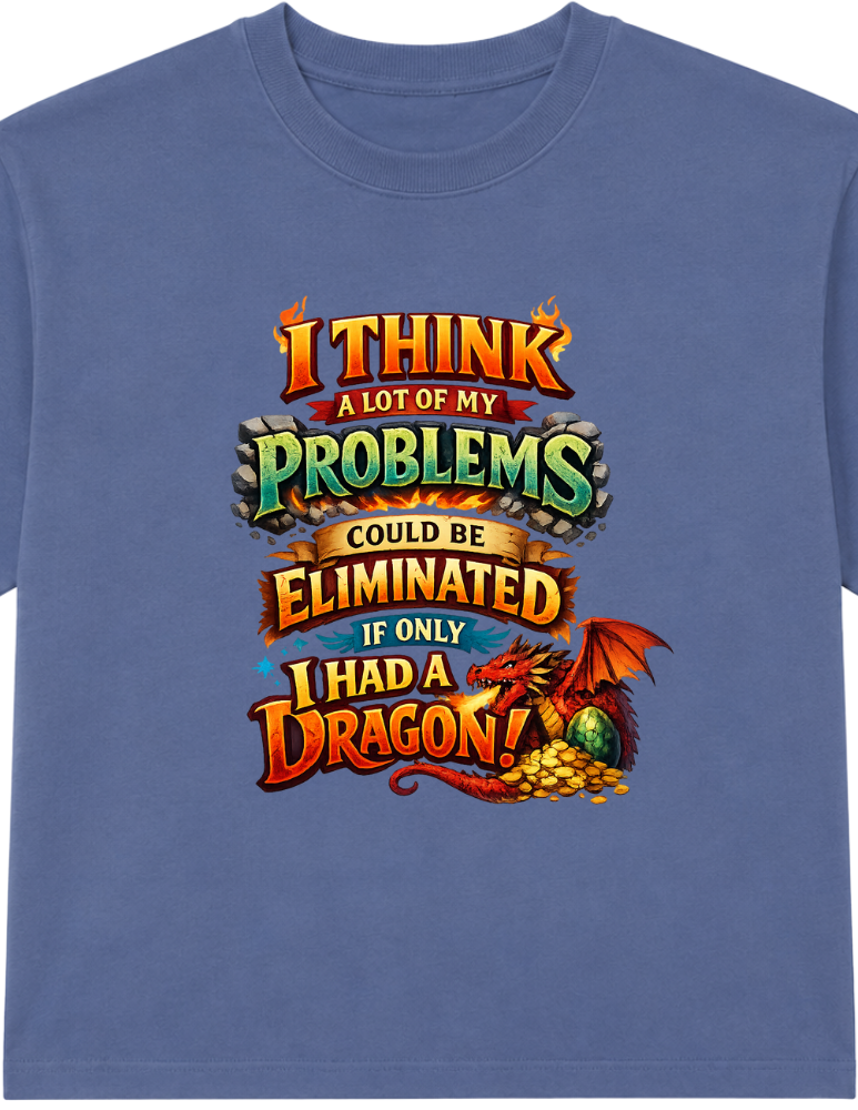 Funny Dragon-Themed Graphic