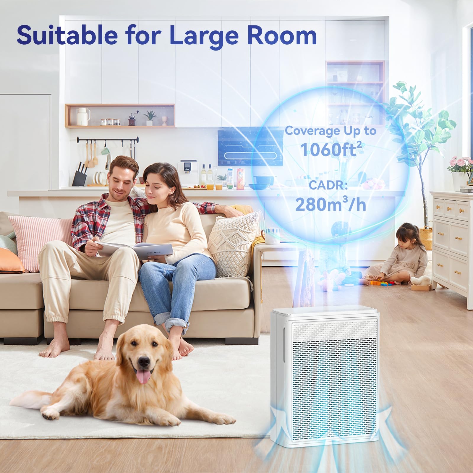 NeoGlam Air Purifier for Home Pets