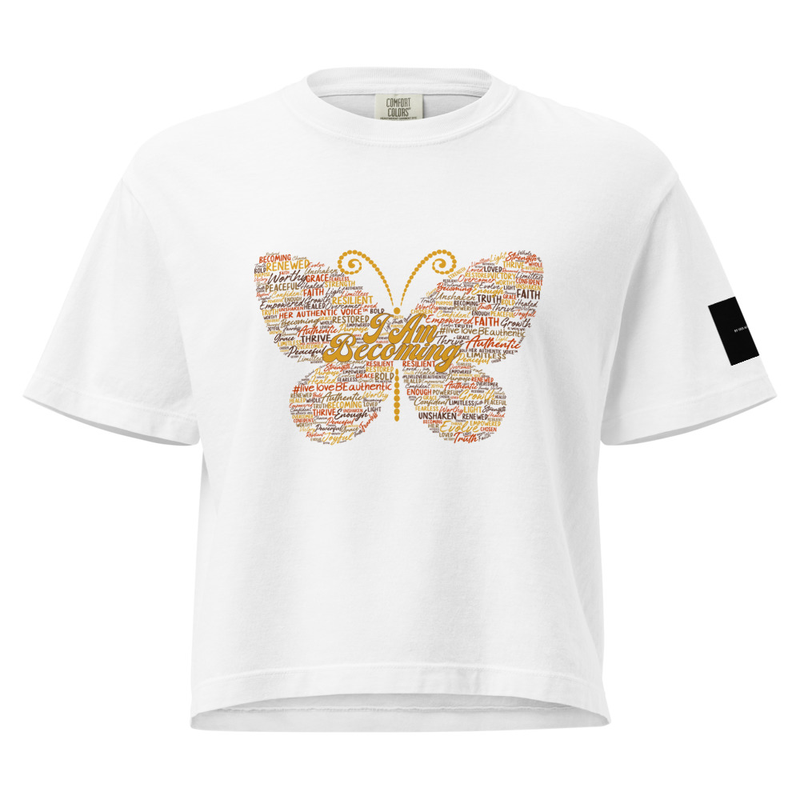 "I Am Becoming" Signature Butterfly Women’s heavyweight boxy tee