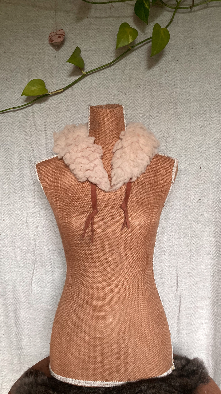 Cutie Sheep Hide Collar