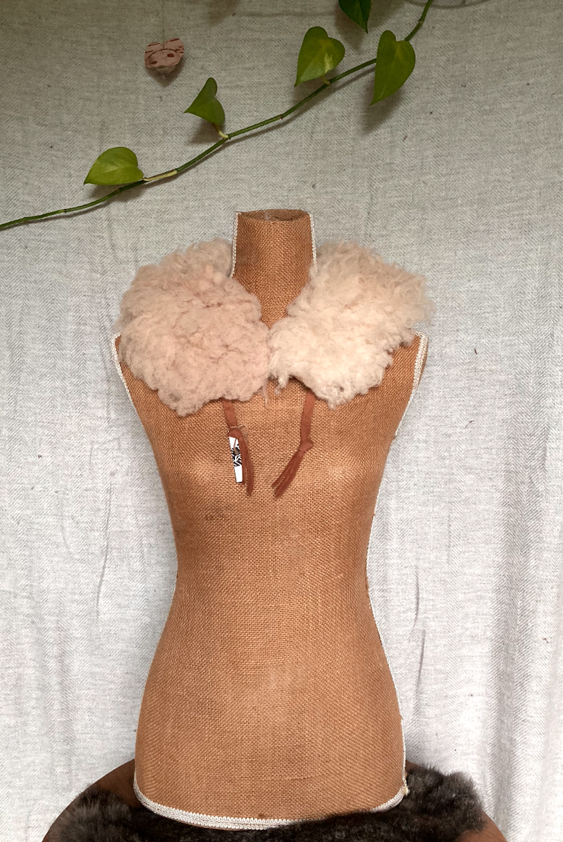Cozy Sheep Hide Collar