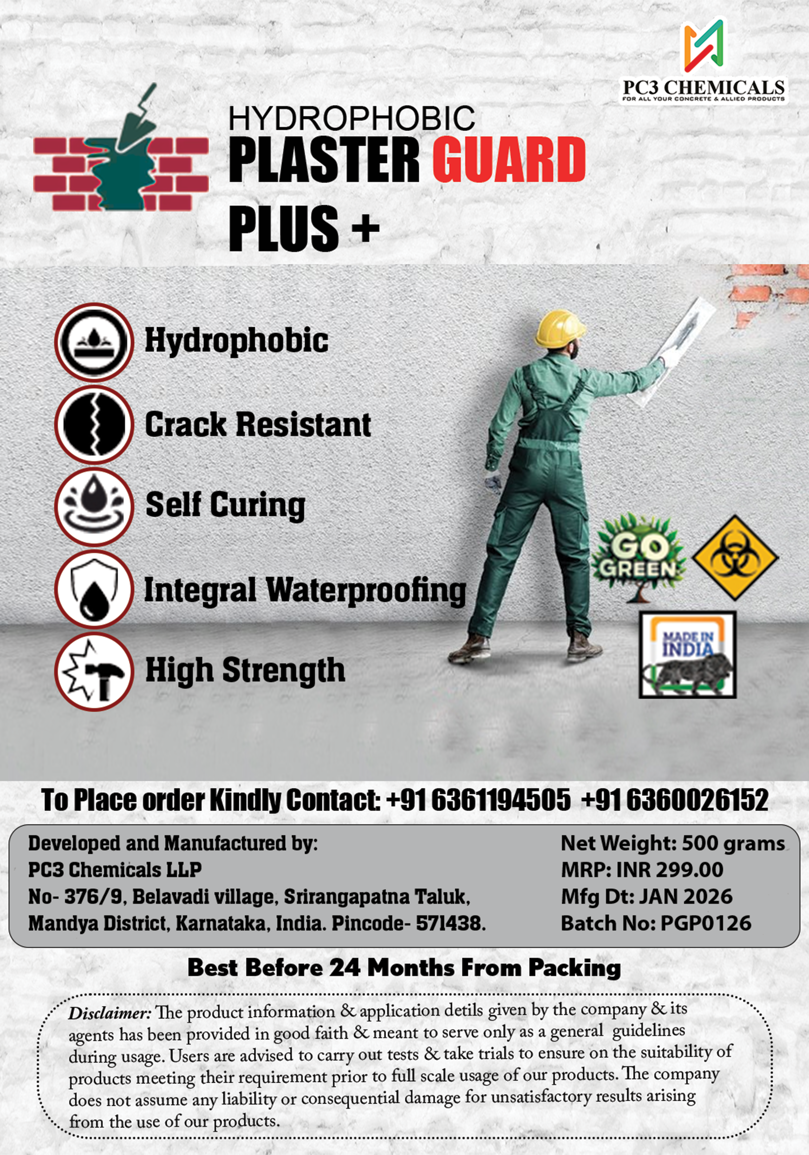 PC3 PlasterGuard Plus+