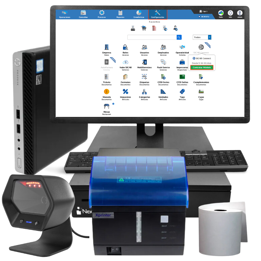 Sistema Punto de Venta para el sistema SICAR