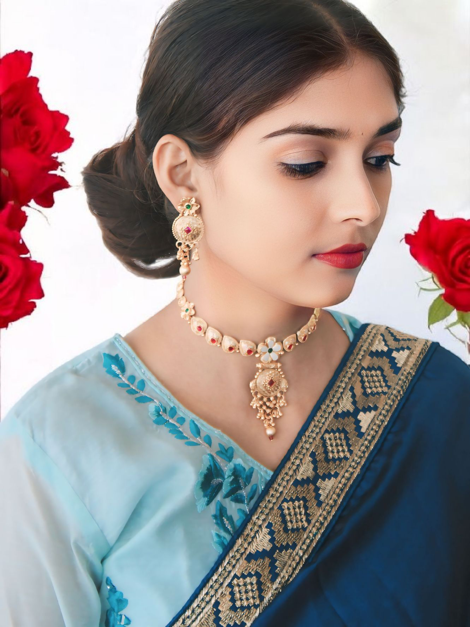 High Gold Necklace Set