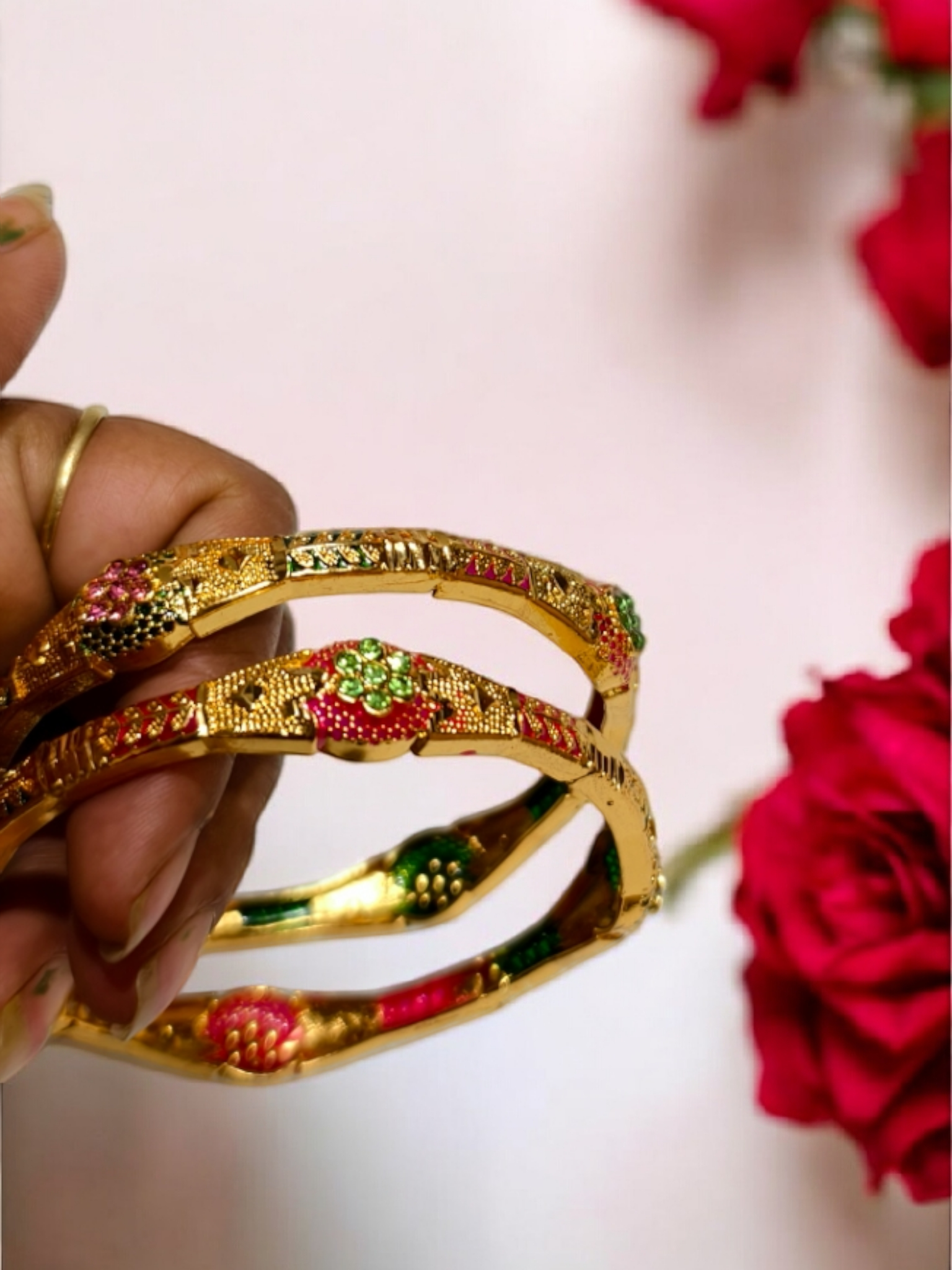 Gold Plated Bangles