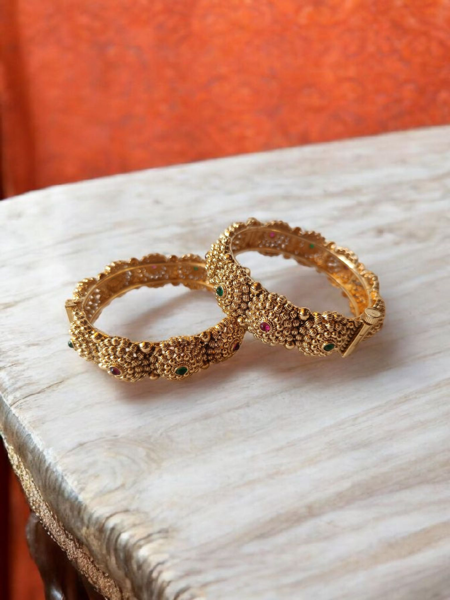 Antique High Gold Bangles