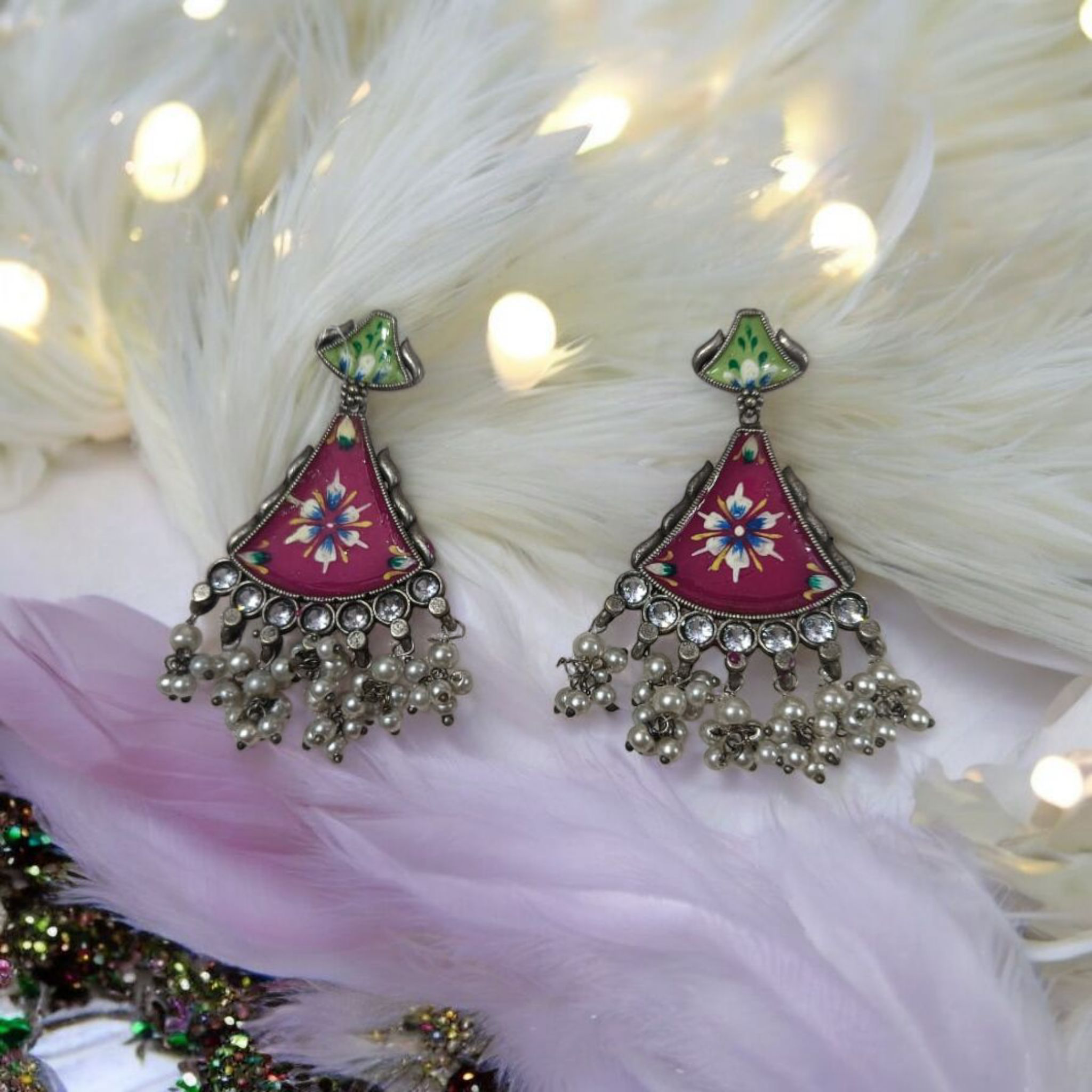  Traditional Meenakshi Earrings