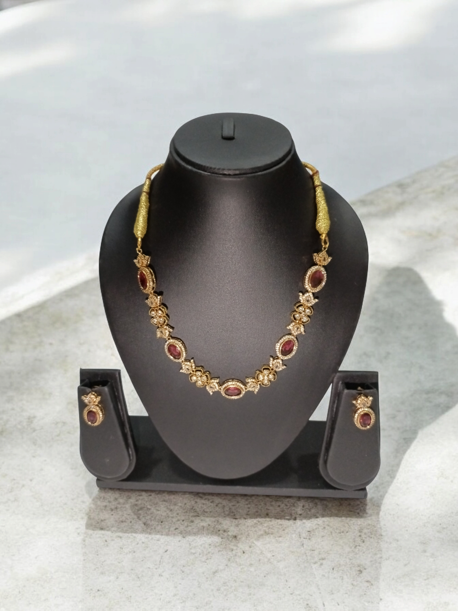 Vintage Gold jewelry with earrings