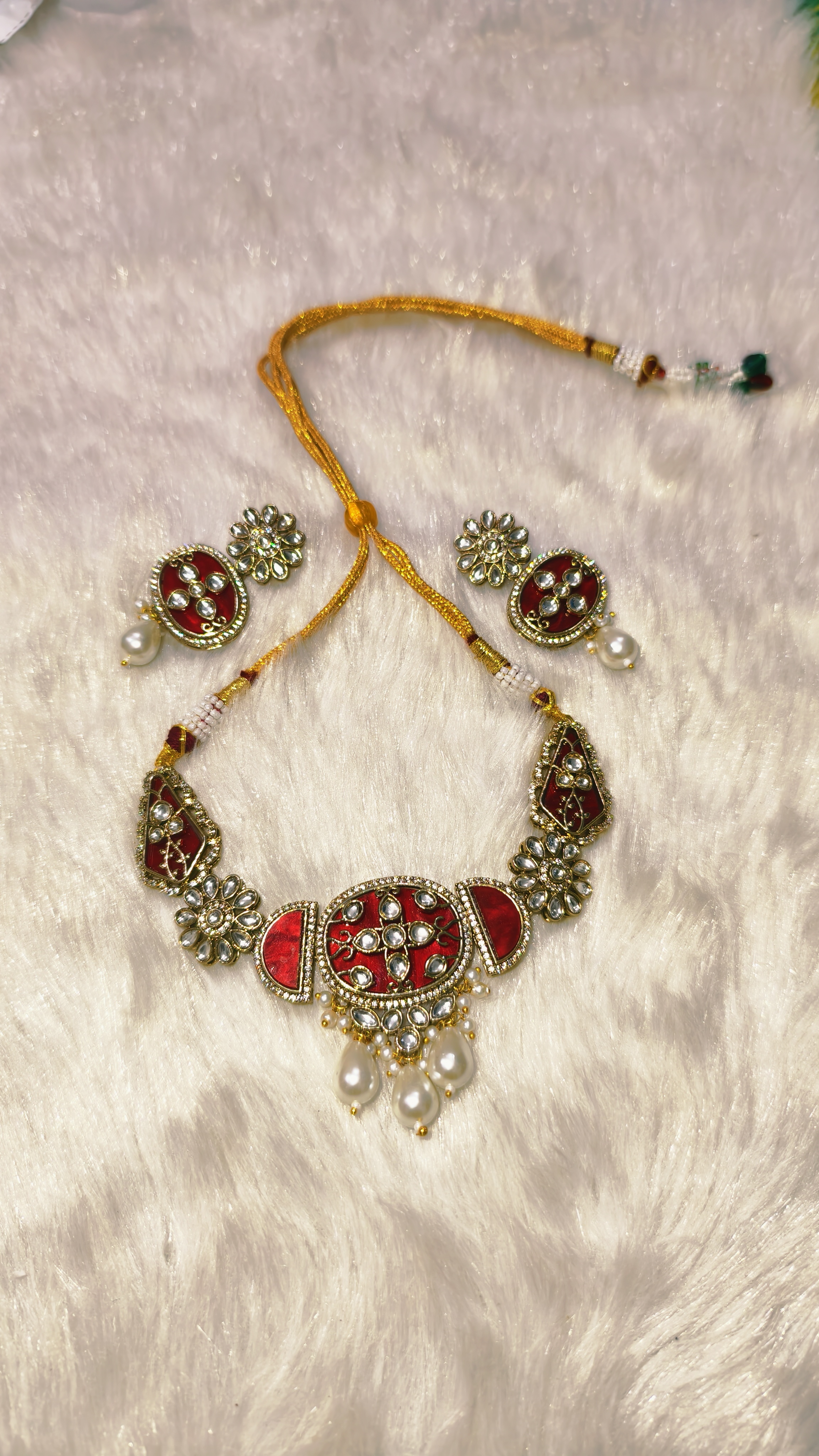 Elegant Fusion Necklace and Earrings Set