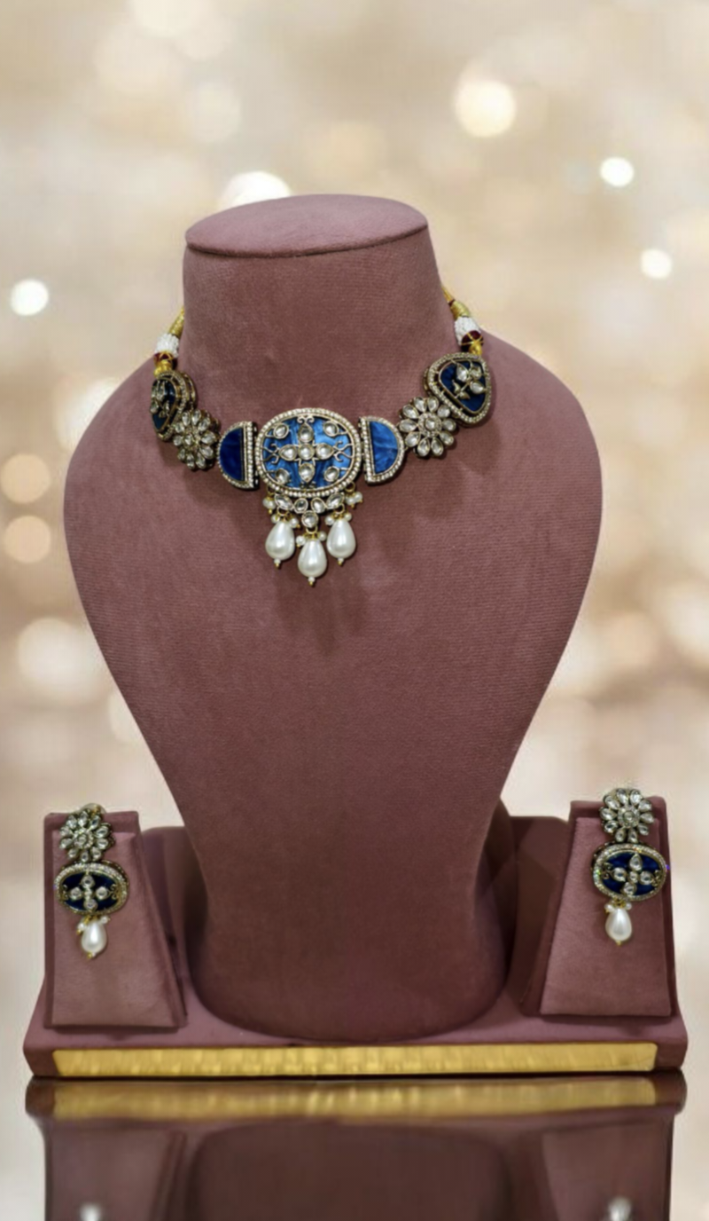 Elegant Fusion Necklace and Earrings Set