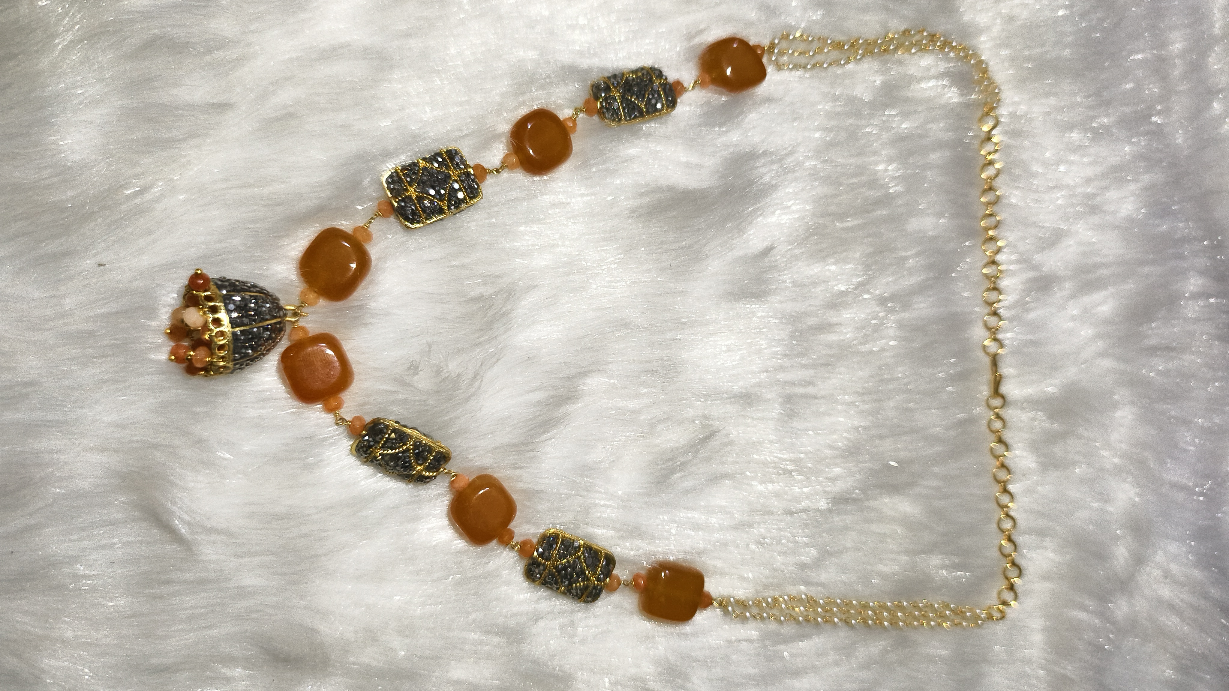 Elegant Sea Stone Necklace