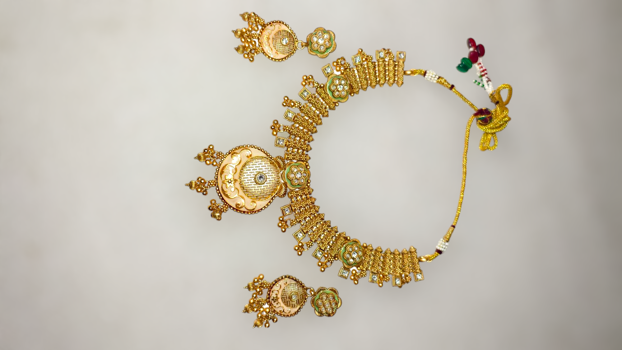 Traditional Gold Necklace Set
