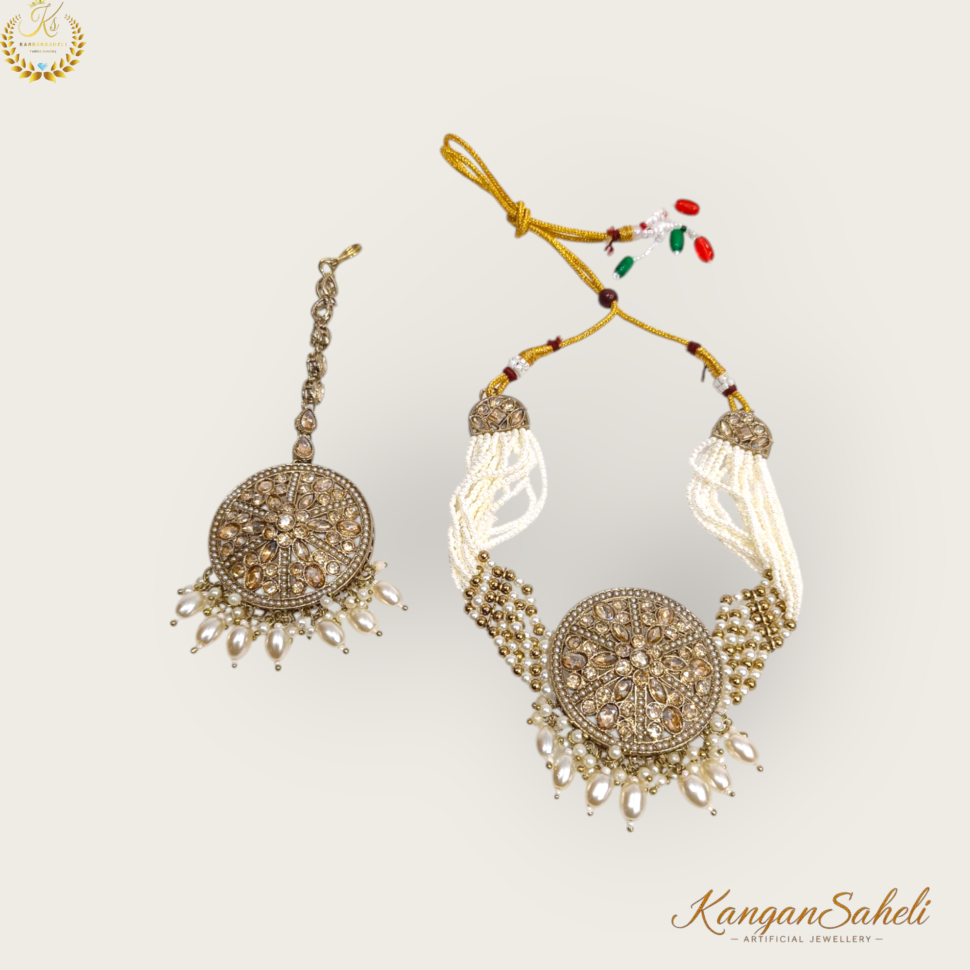 Traditional Indian Jewelry Set