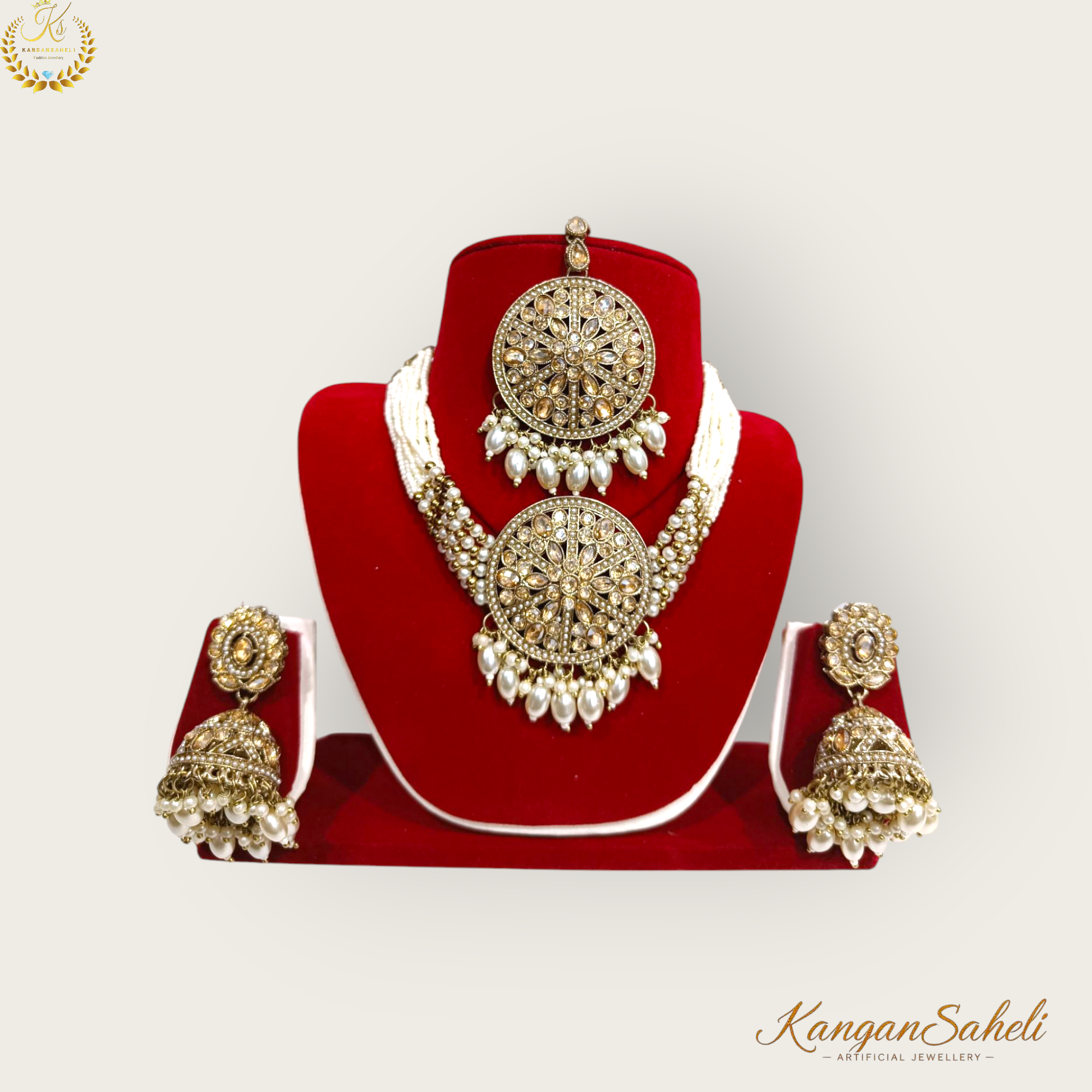 Traditional Indian Jewelry Set