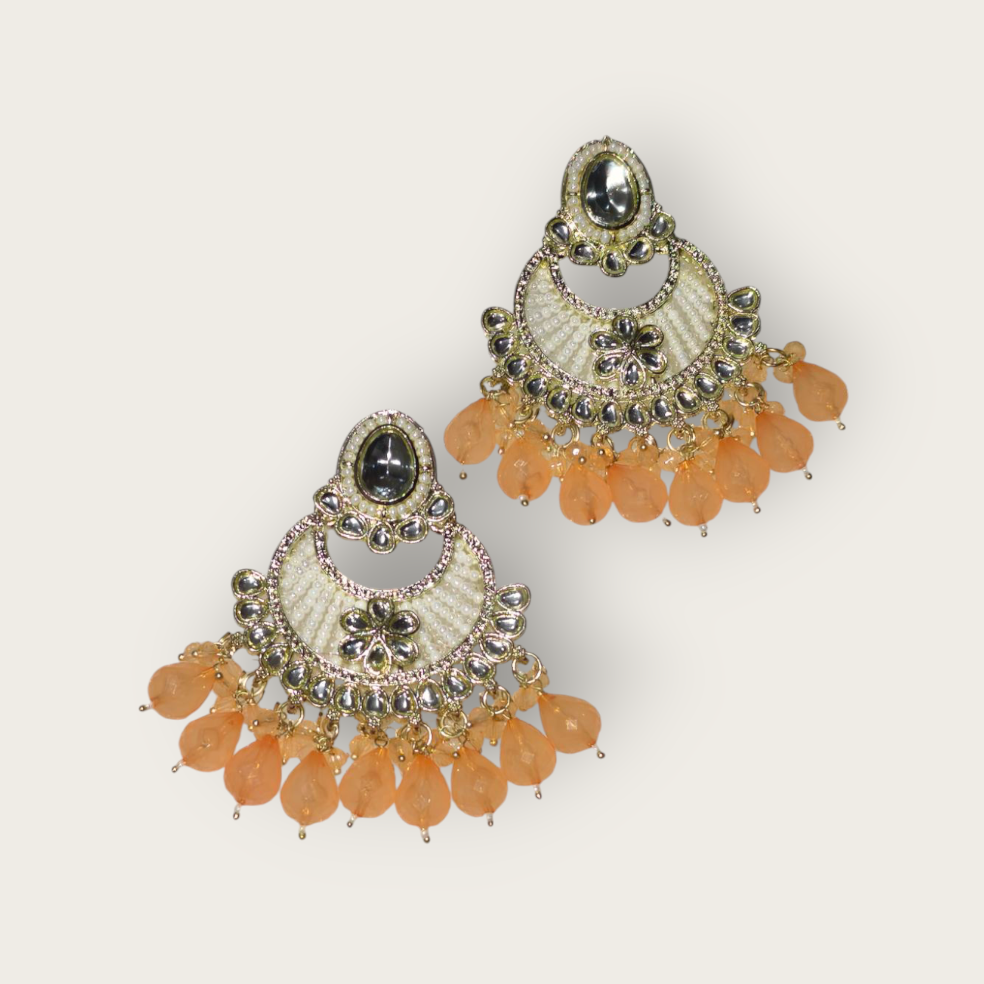 Elegant Green Dangle Earrings