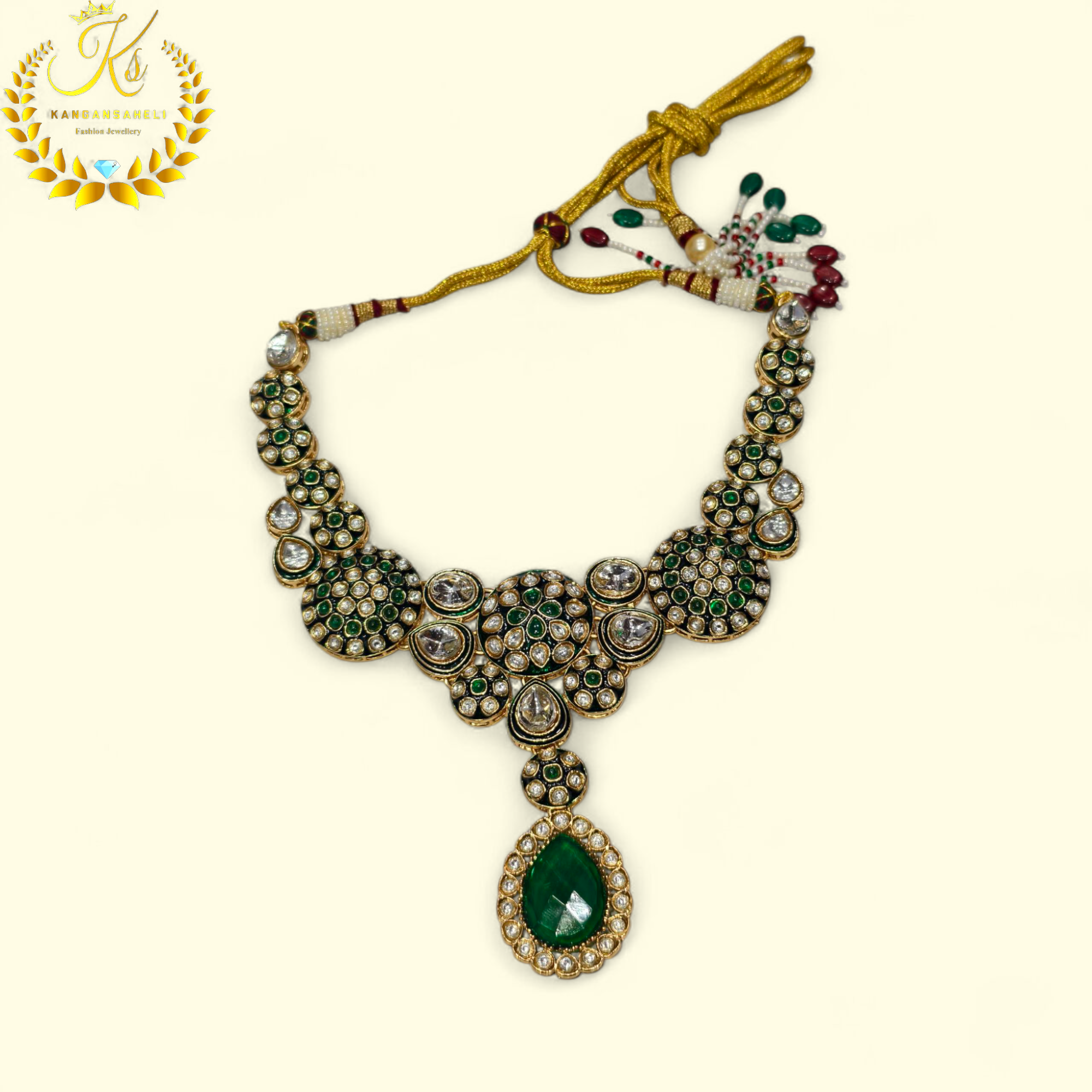 Traditional Kundan Necklace Set
