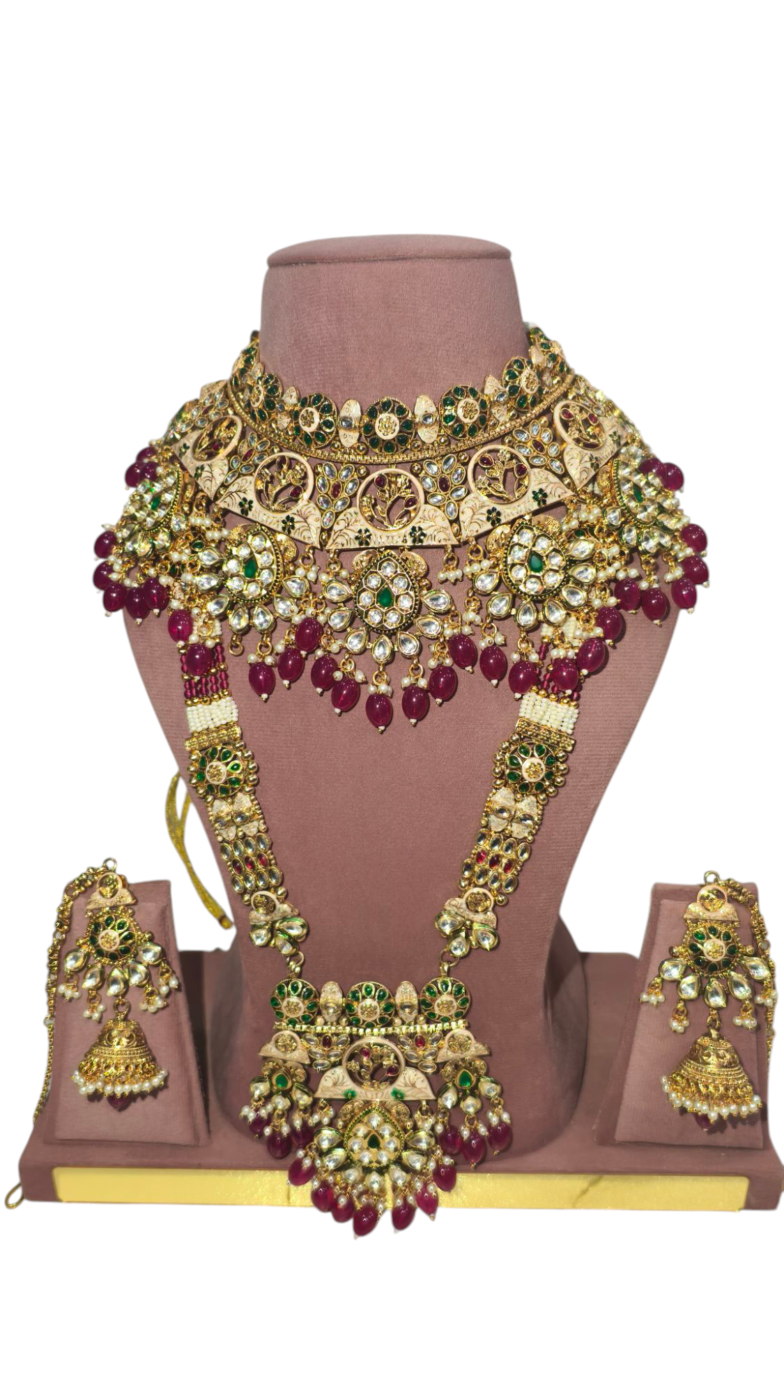 Traditional Kundan Bridal Jewelry Set