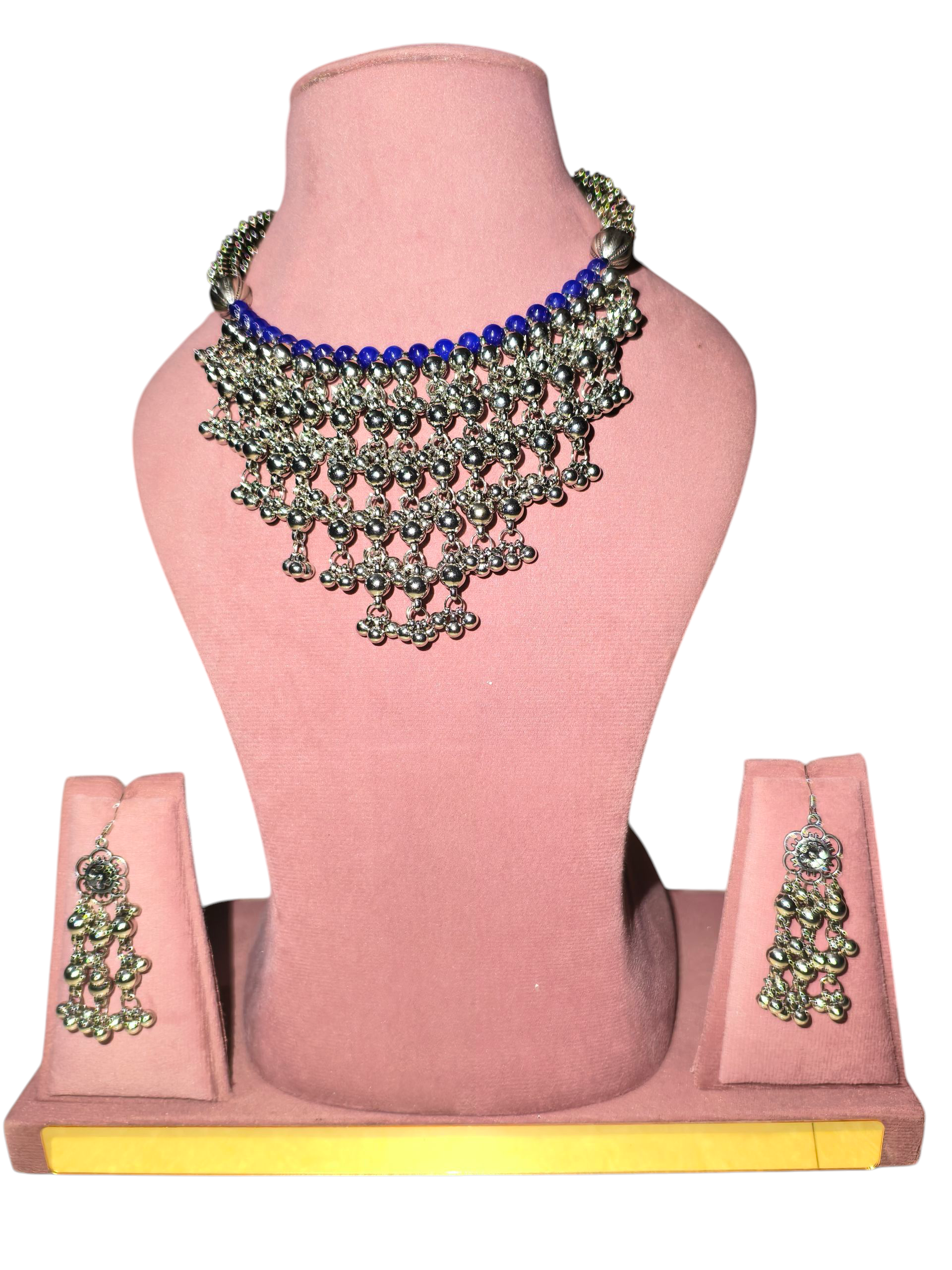 Traditional Oxidised Light weight Necklace Set