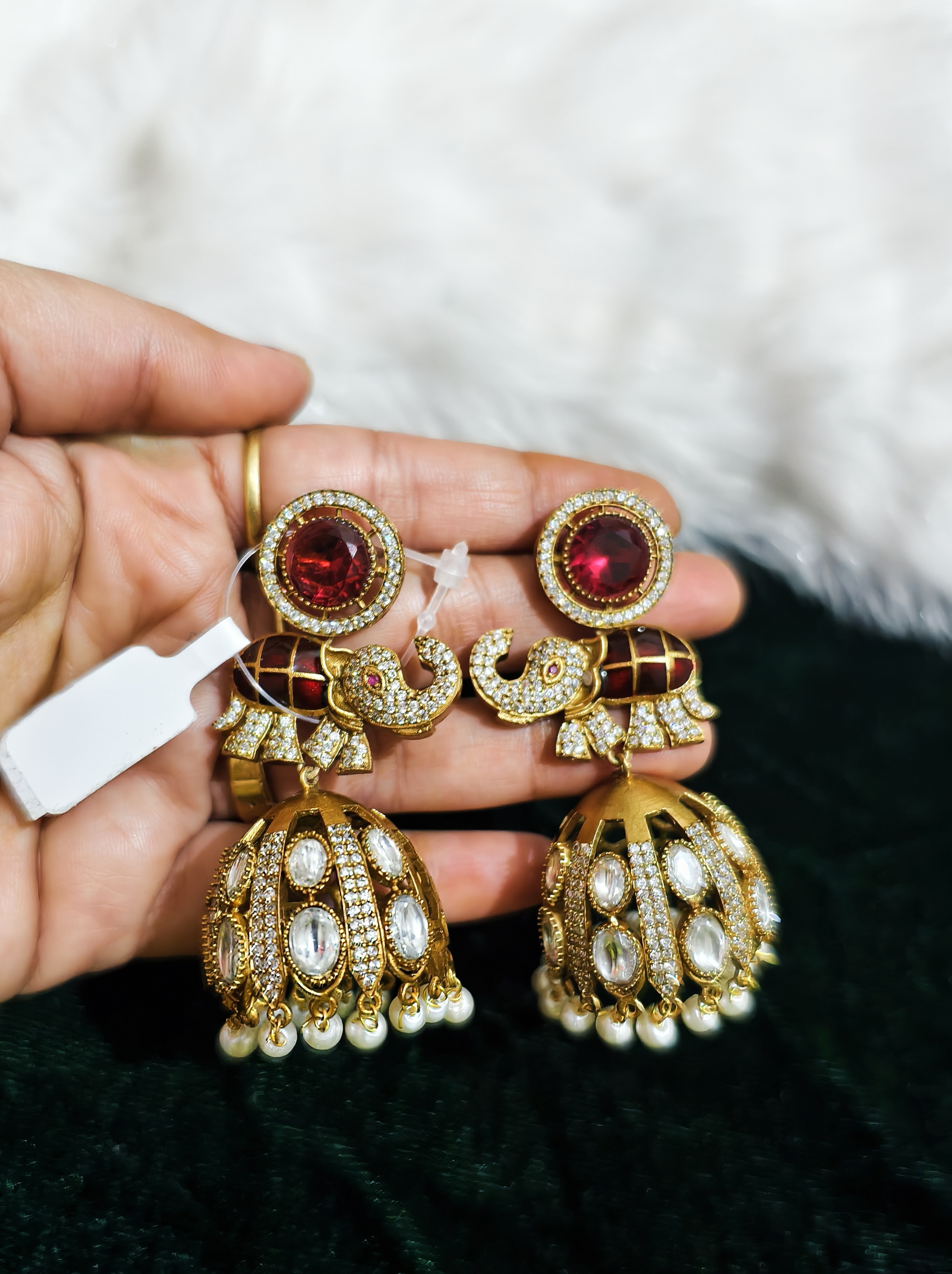 Traditional Indian Jhumka Earrings