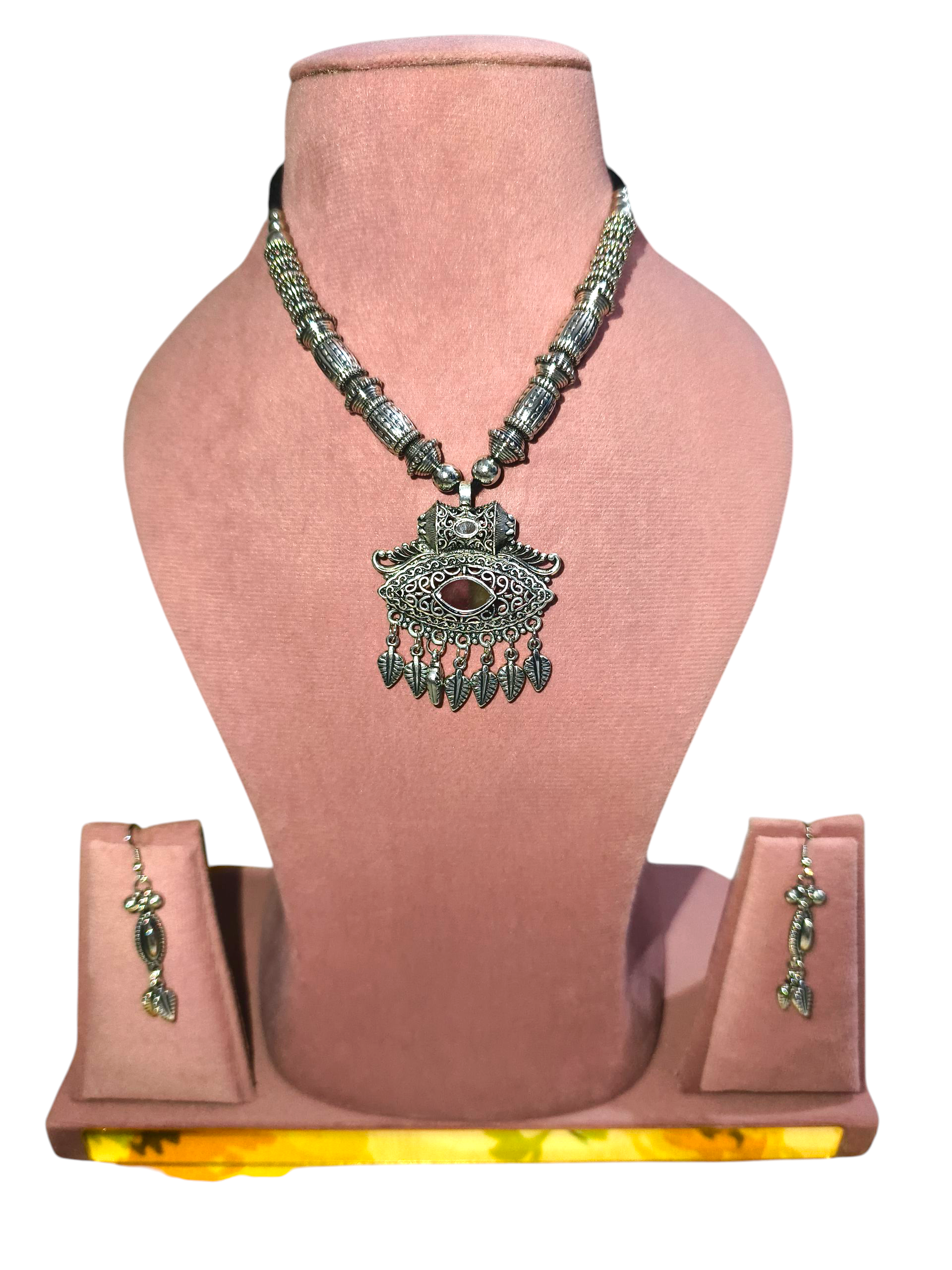 Traditional Silver Necklace Set