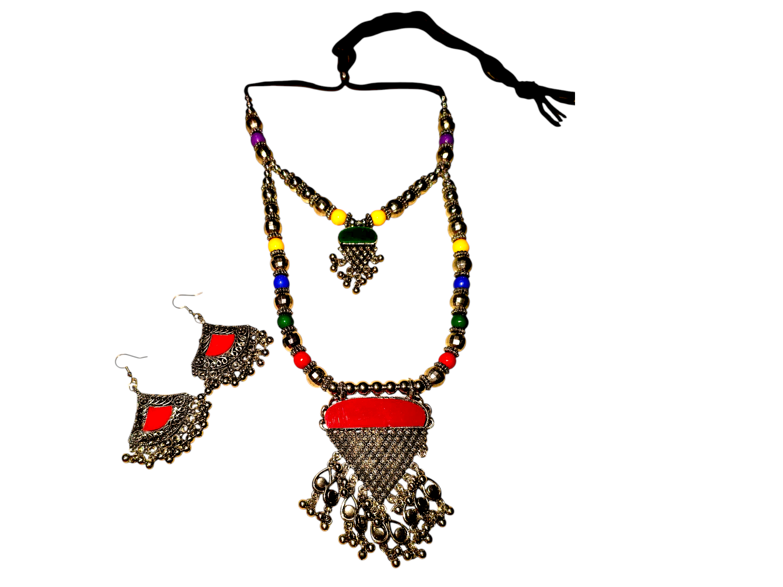 Traditional Oxidised Necklace Set