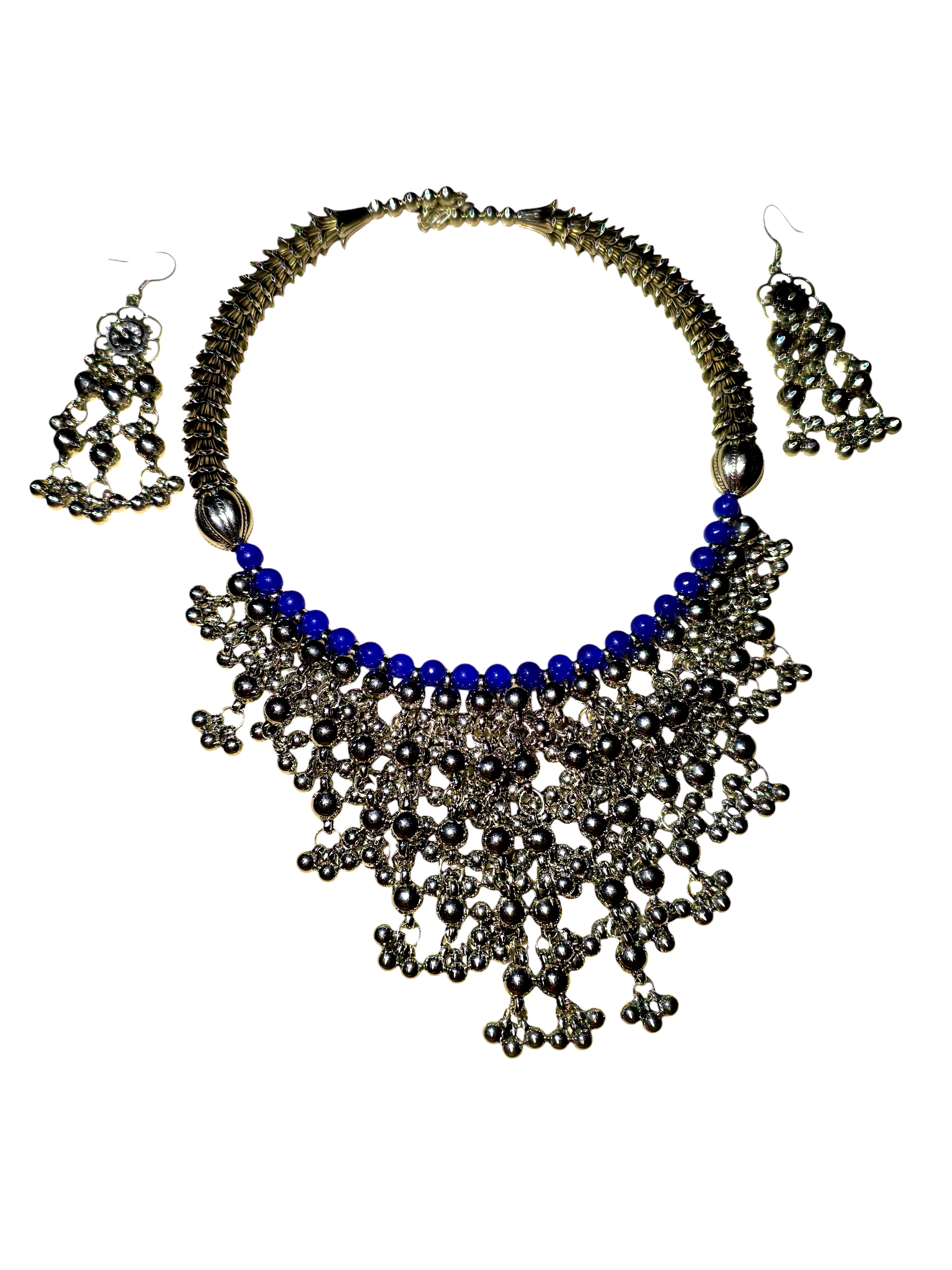 Traditional Oxidised Light weight Necklace Set