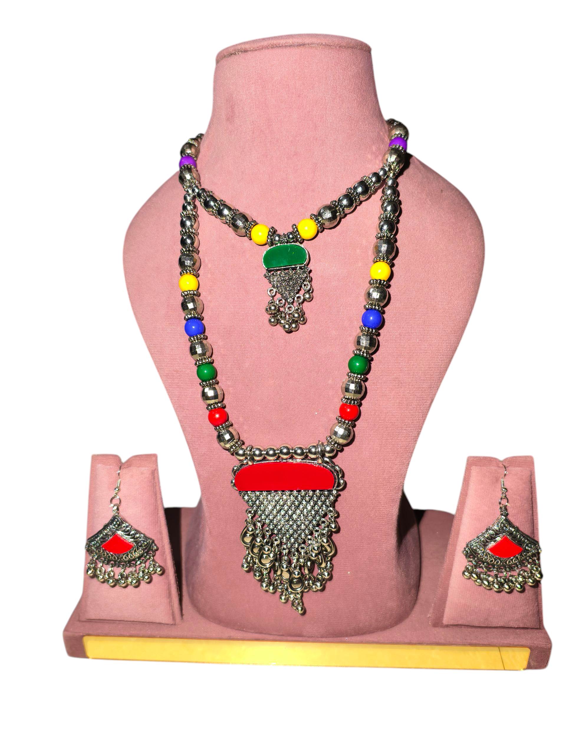Traditional Oxidised Necklace Set