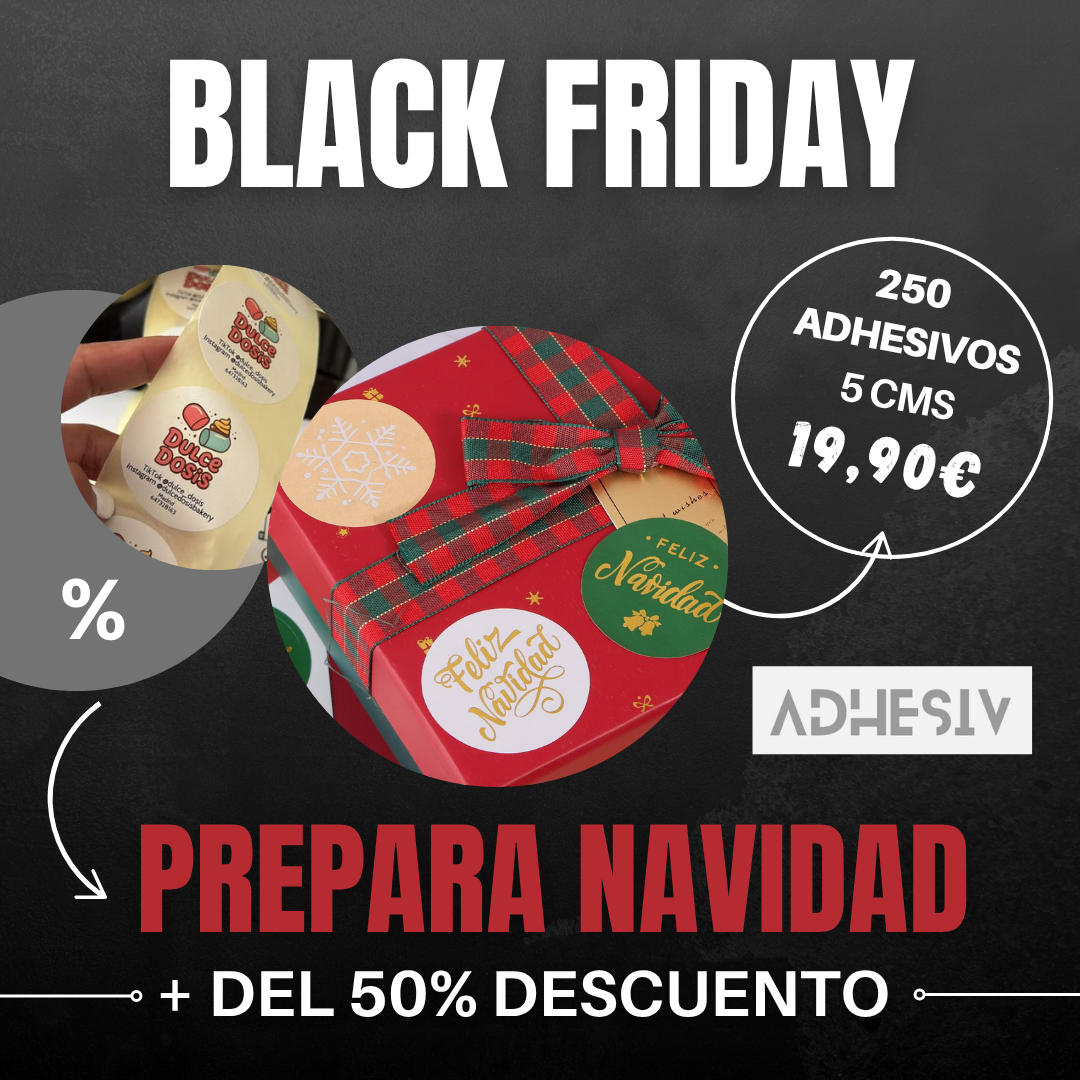 Adhesivos de Navidad 5 cm