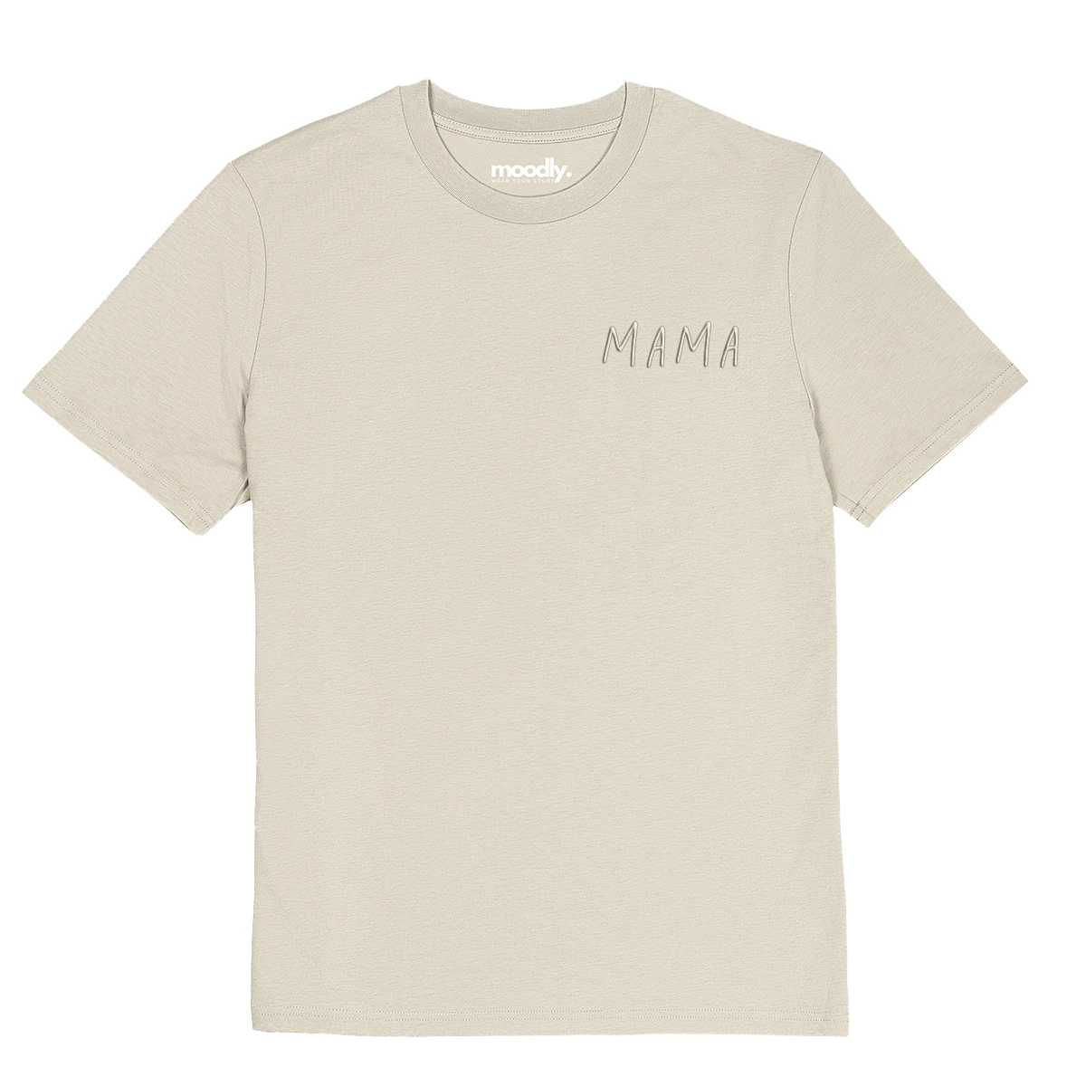 Mama siuvinėti marškinėliai