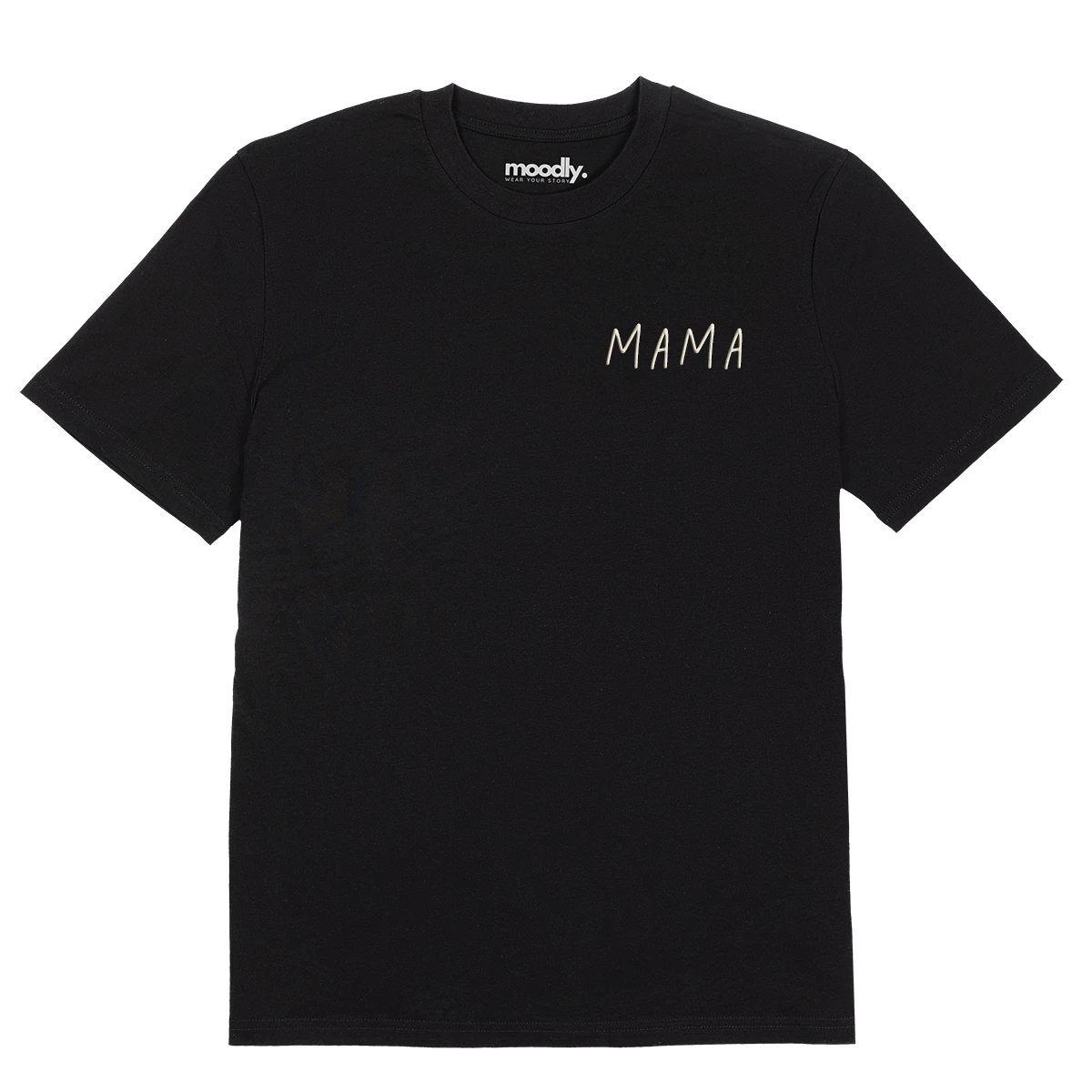 Mama siuvinėti marškinėliai