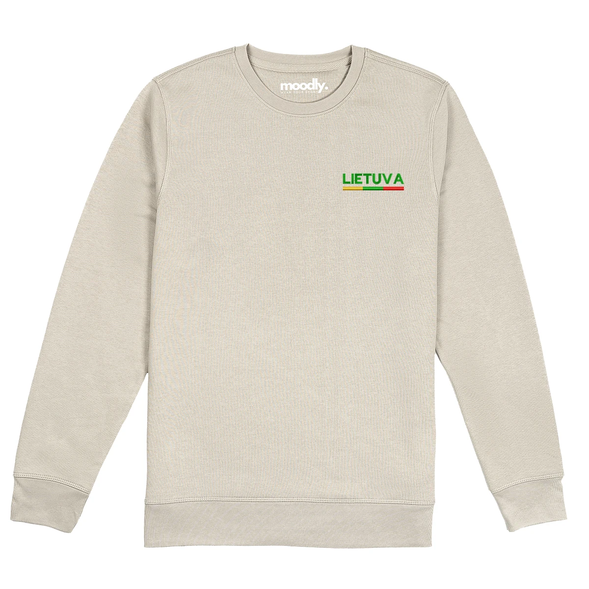LIETUVA su vėliava siuvinėtas džemperis